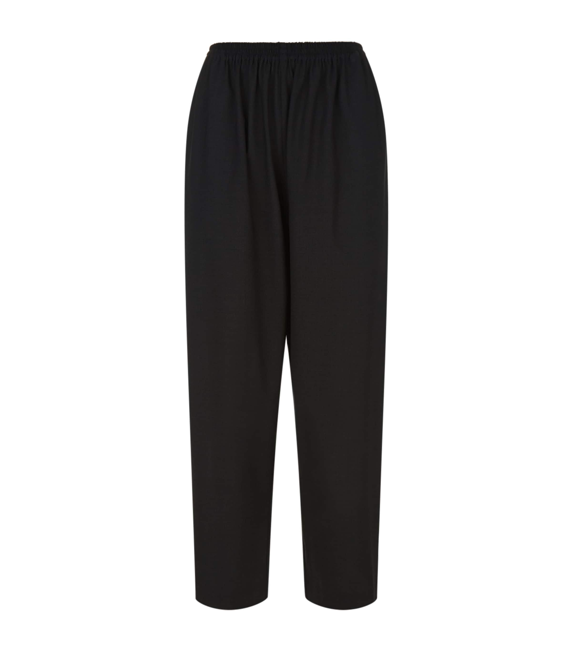 Eskandar Japanese Straight-leg Trousers In Black