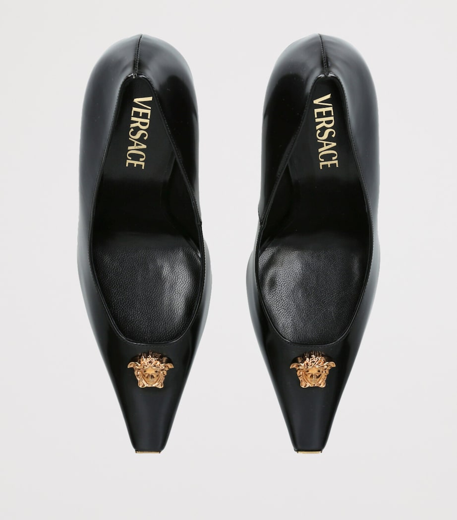 Leather La Medusa Pumps 105 BLACK Image 4