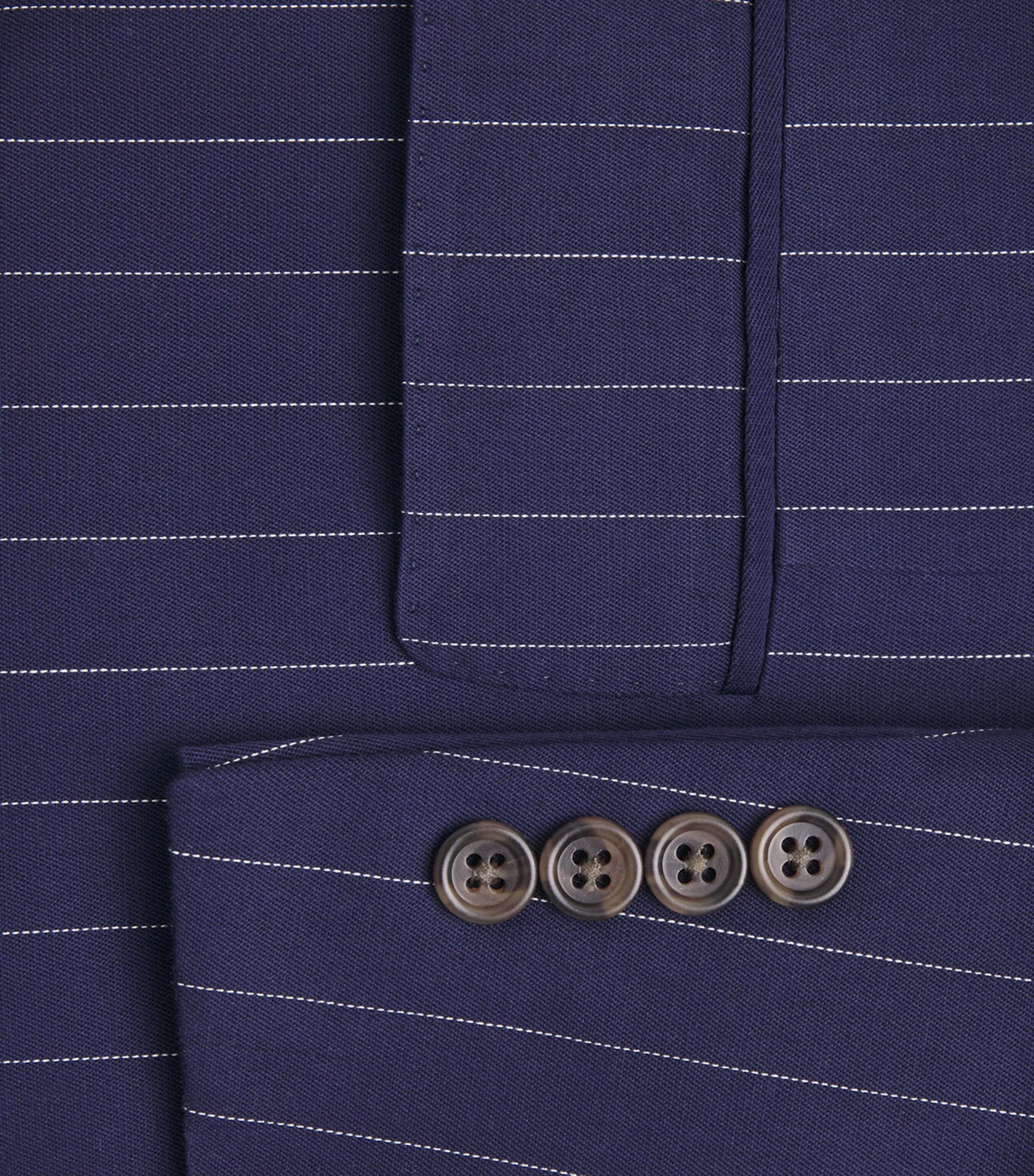 Polo Ralph Lauren Mens Linen 2-Piece Suit Navy/cream Image 7