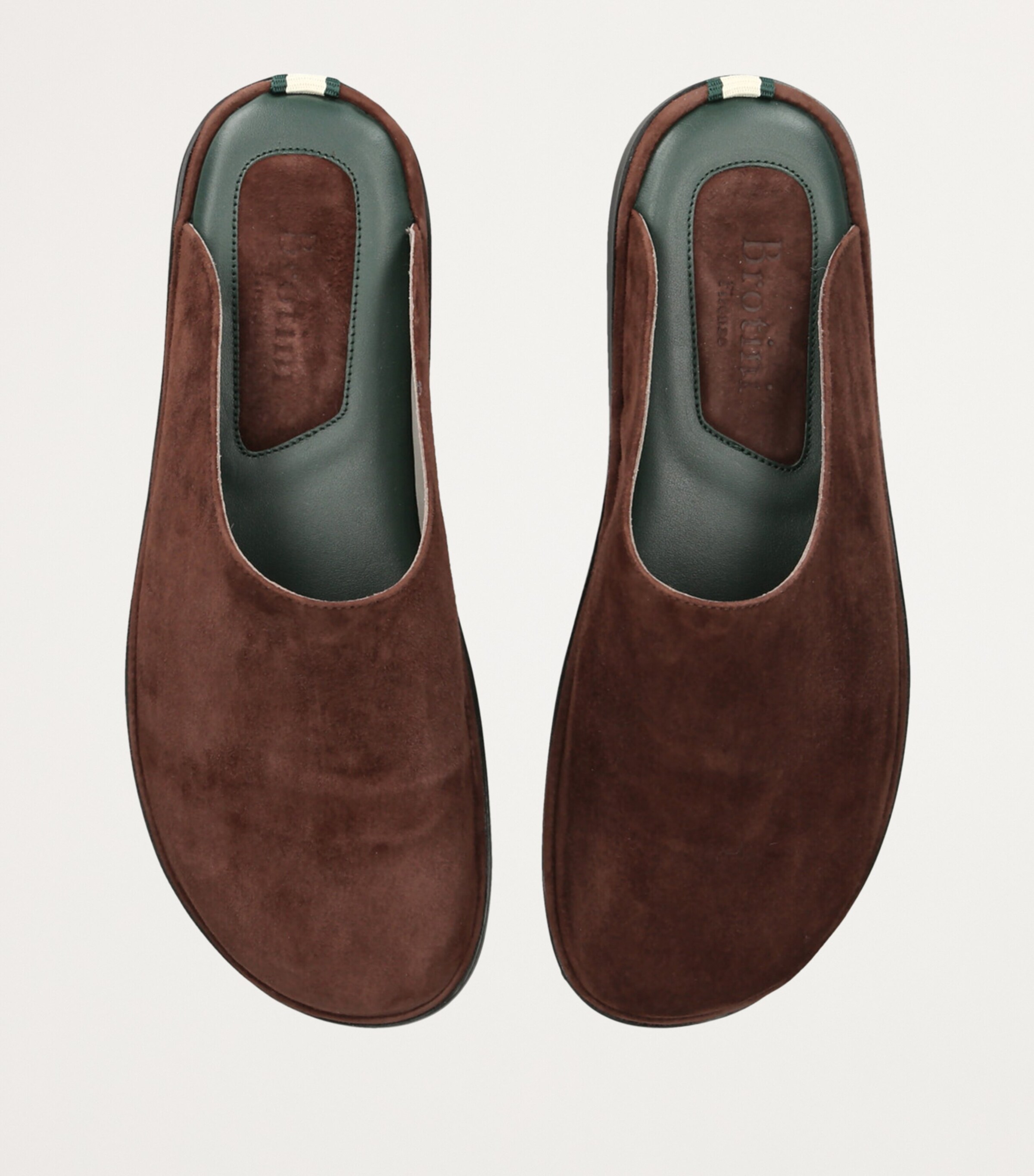 Suede Mules DARK BROWN Image 6