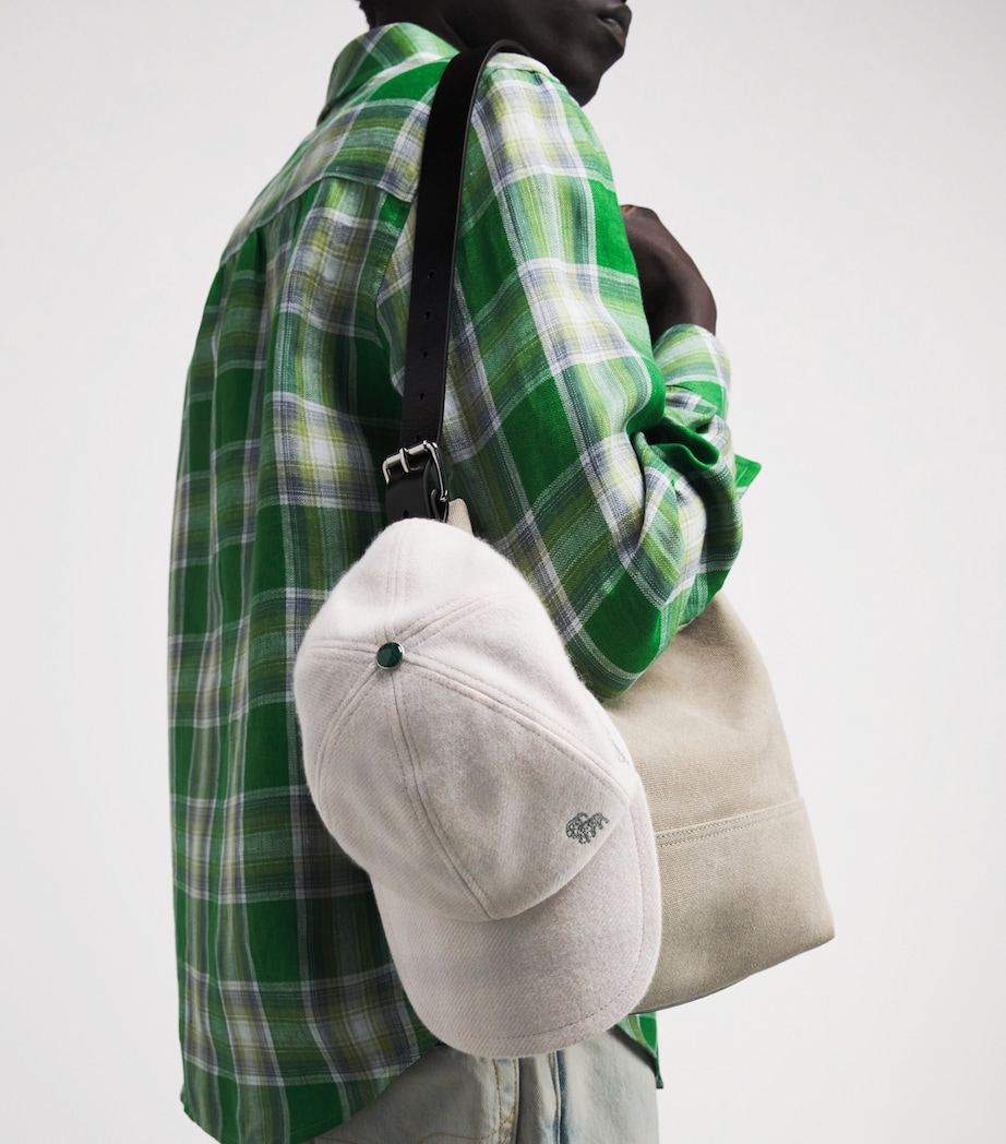 GOD'S TRUE CASHMERE x JOOPITER Cashmere Tartan Clarity Fincher Cap Malachite Image 4