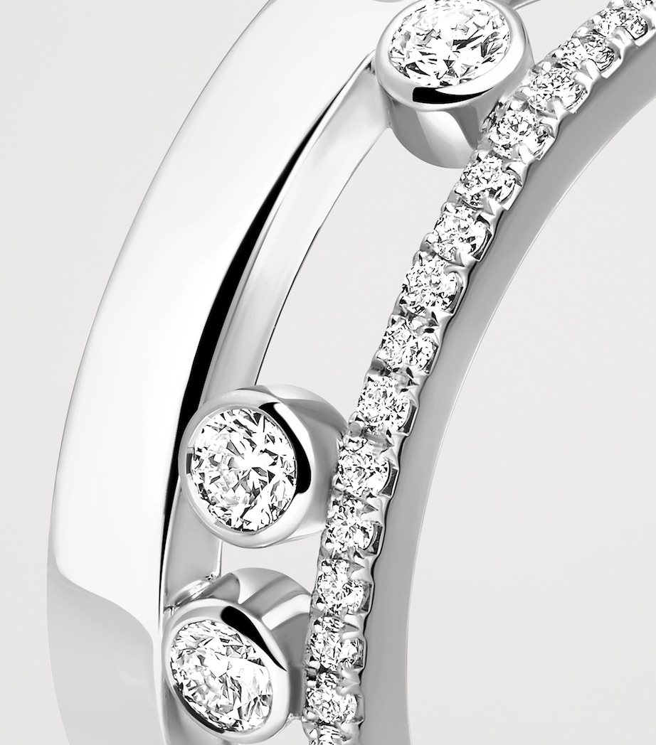 Messika Move Romane White Gold and Diamond Ring White Gold Image 3