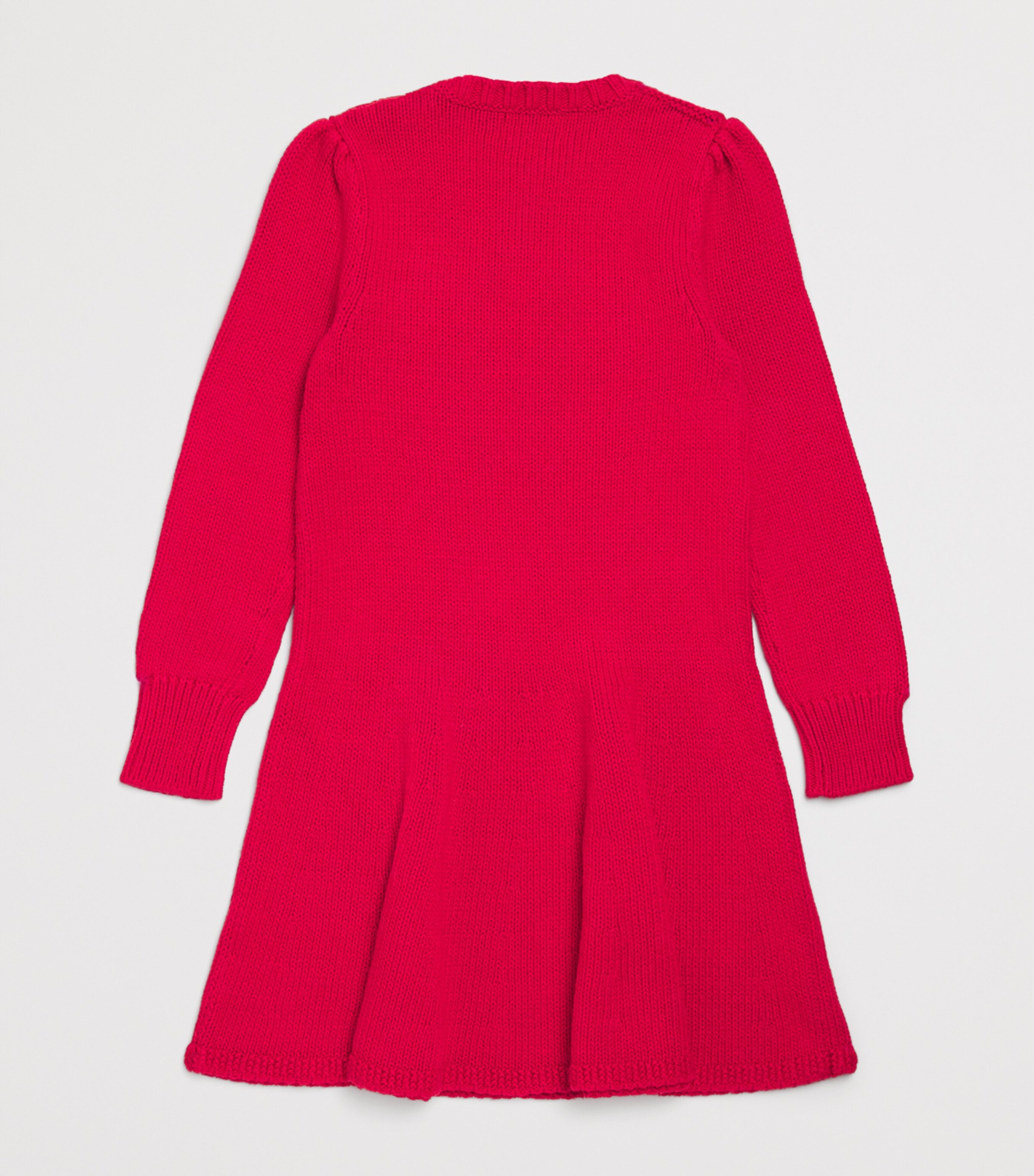 Ralph Lauren Kids Polo Bear Sweater Dress (2-6 Years) Ralph Red Image 2