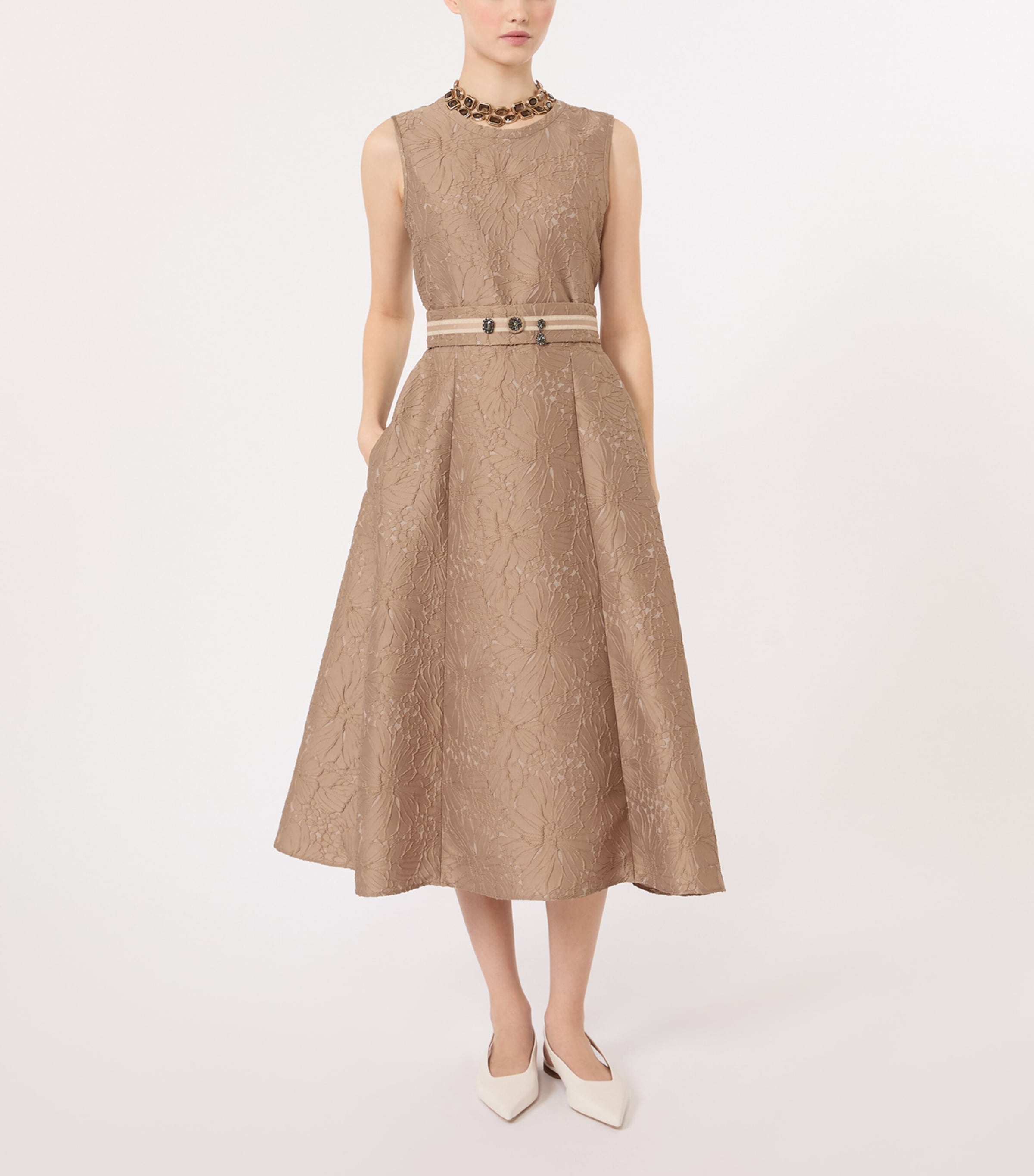 max mara gold dress Max Mara Italy. Vintage Bronze/Gold Acetate Slip Dress