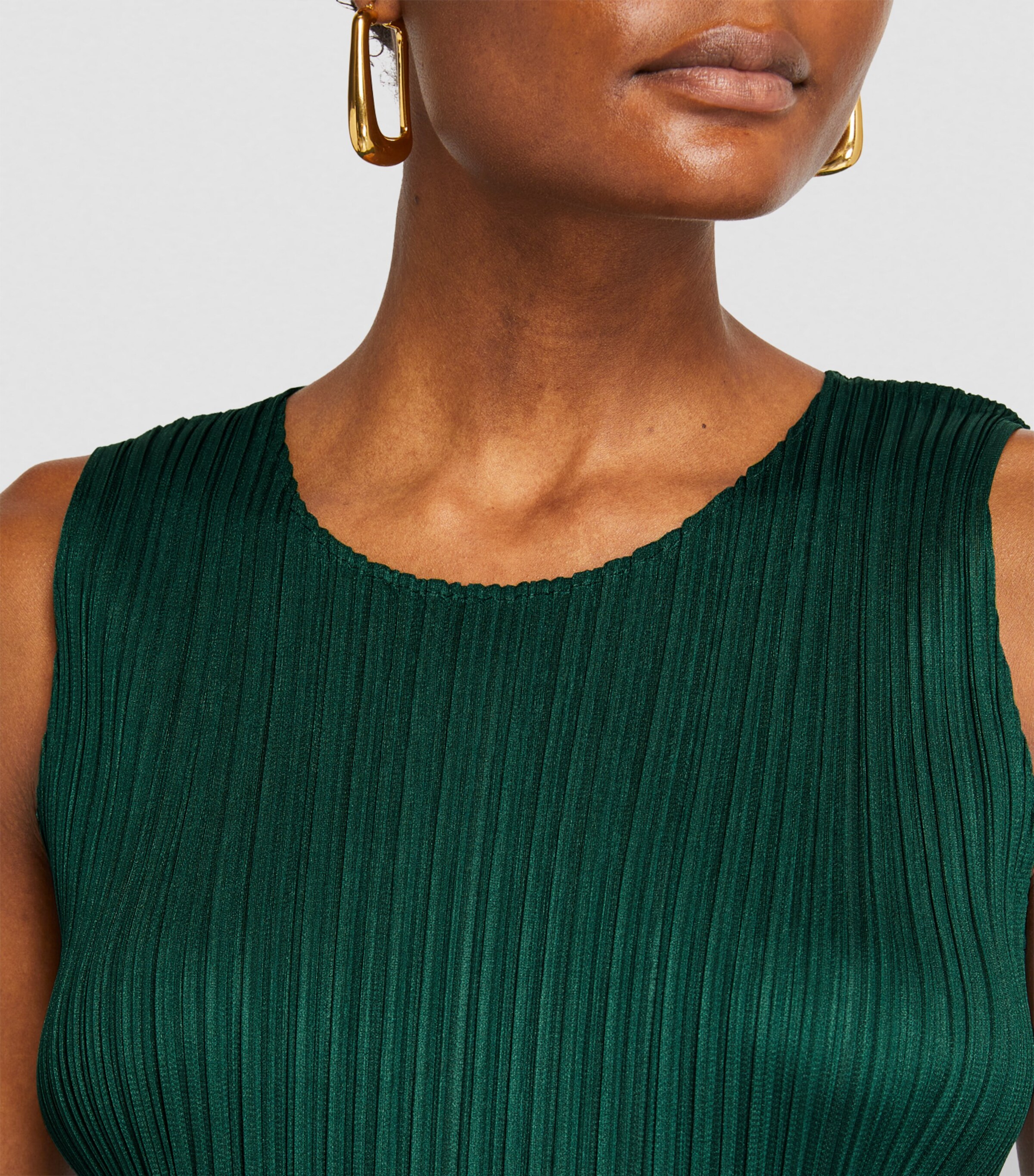 Pleats Please Issey Miyake Womens Sleeveless New Colorful Basics Tank Top Image 6