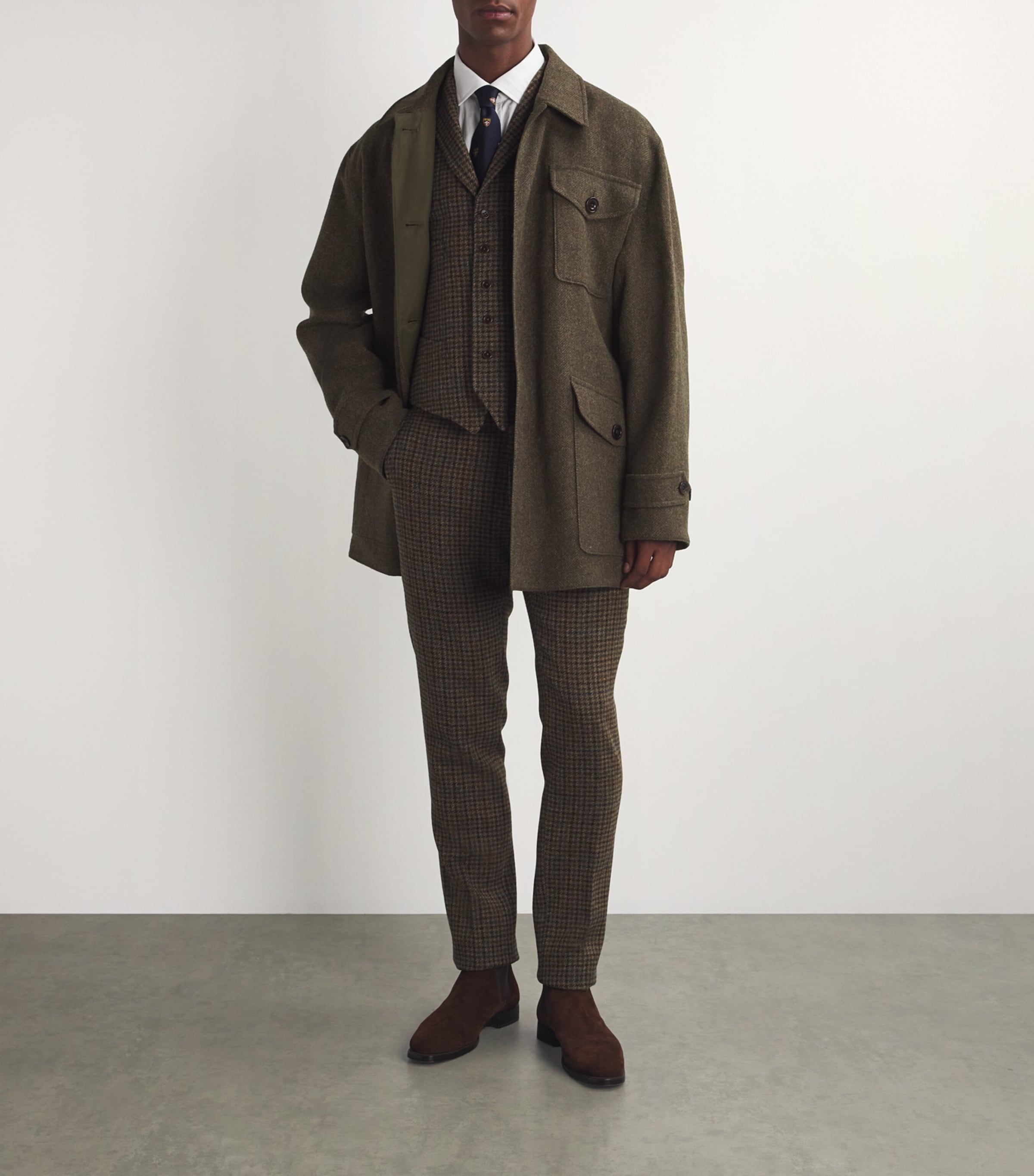 Reversible Herringbone Jacket MULTI Image 2