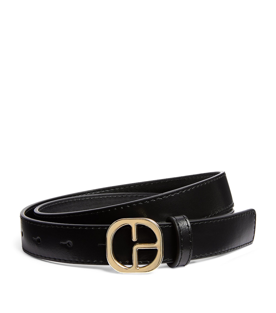 Leather Belt BLACK Image 1