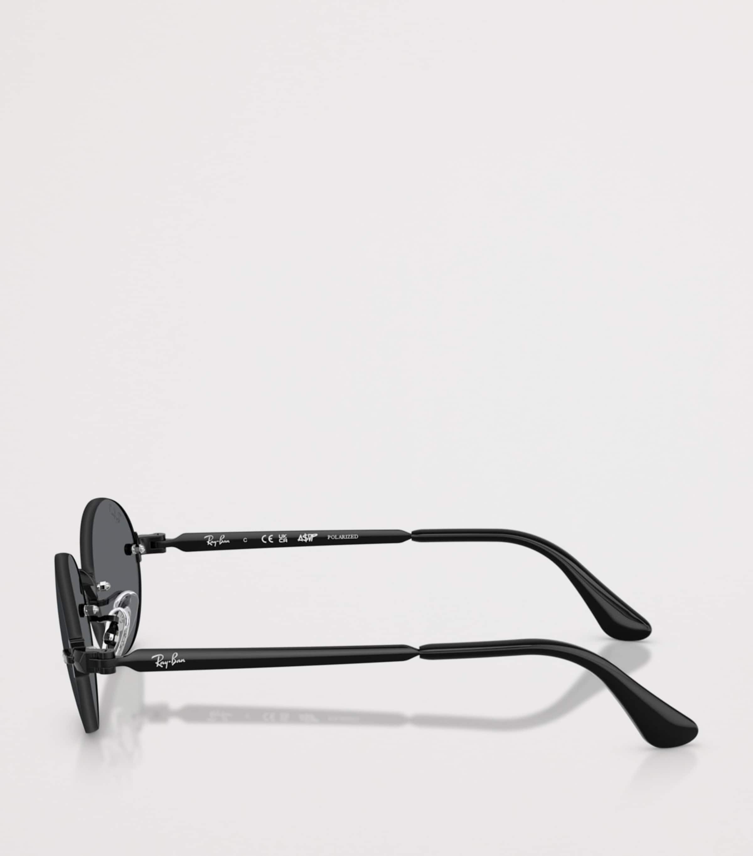 Ray-Ban By A$AP Rocky Oval Sunglasses Black Image 3