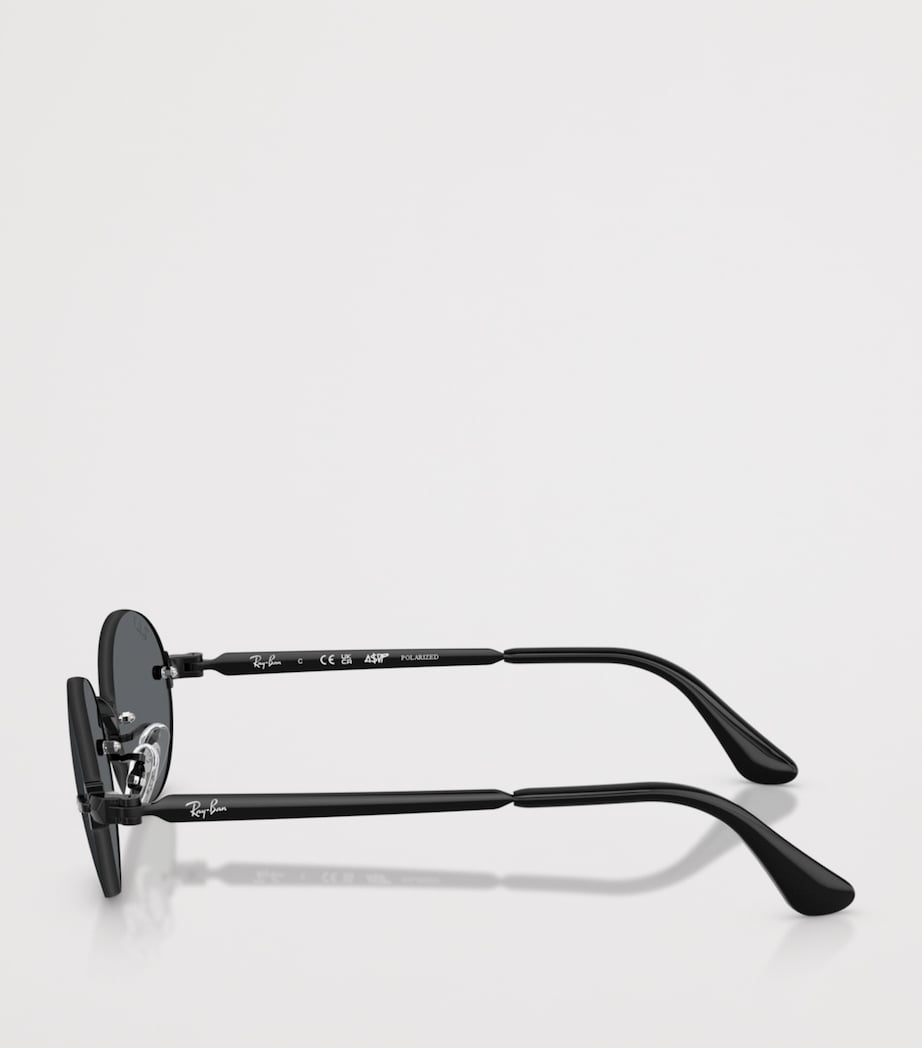 Ray-Ban By A$AP Rocky Oval Sunglasses Black Image 3