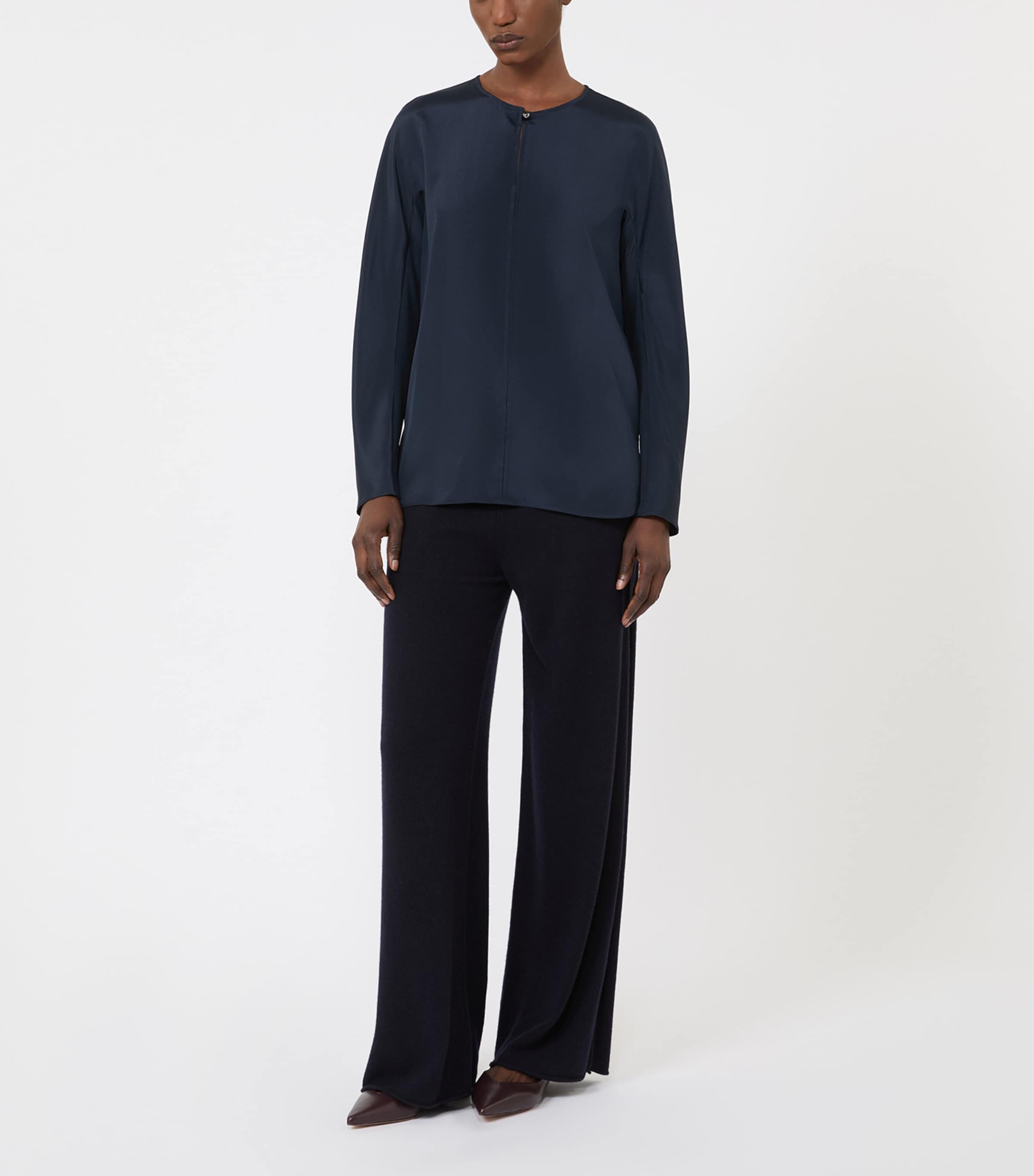 Stretch-Silk Blouse ULTRAMARINE Image 5