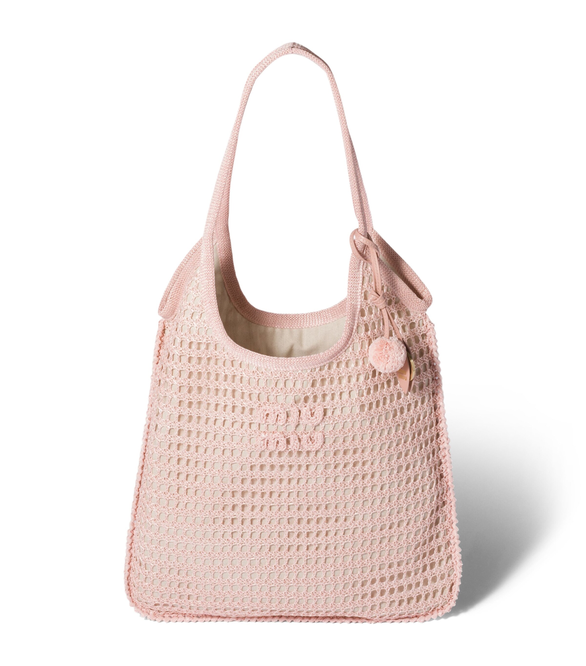 Miu Miu Crochet Ivy Cross-Body Bag Pink Image 1