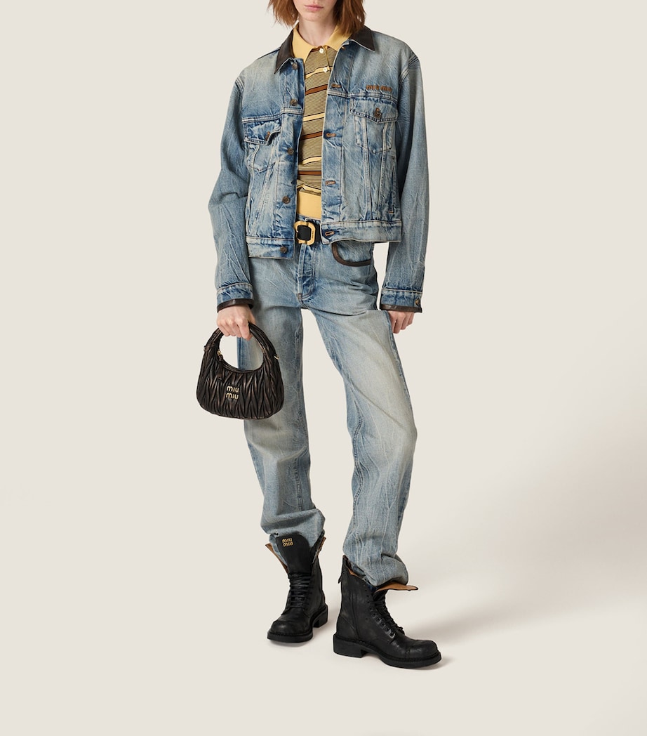 Small Matelassé Lambskin Wander Top-Handle Bag F0201 Image 2