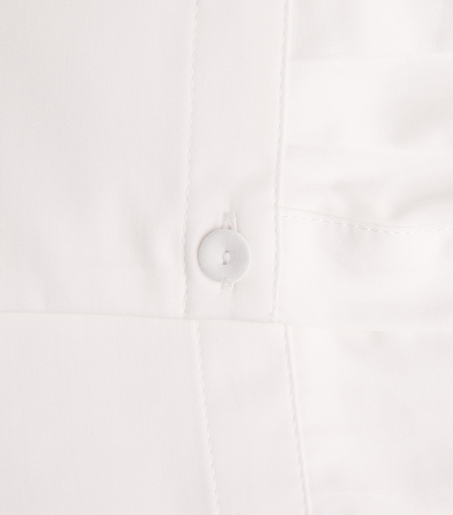 Cotton Half-Placket Layering Top FRESH WHITE Image 5