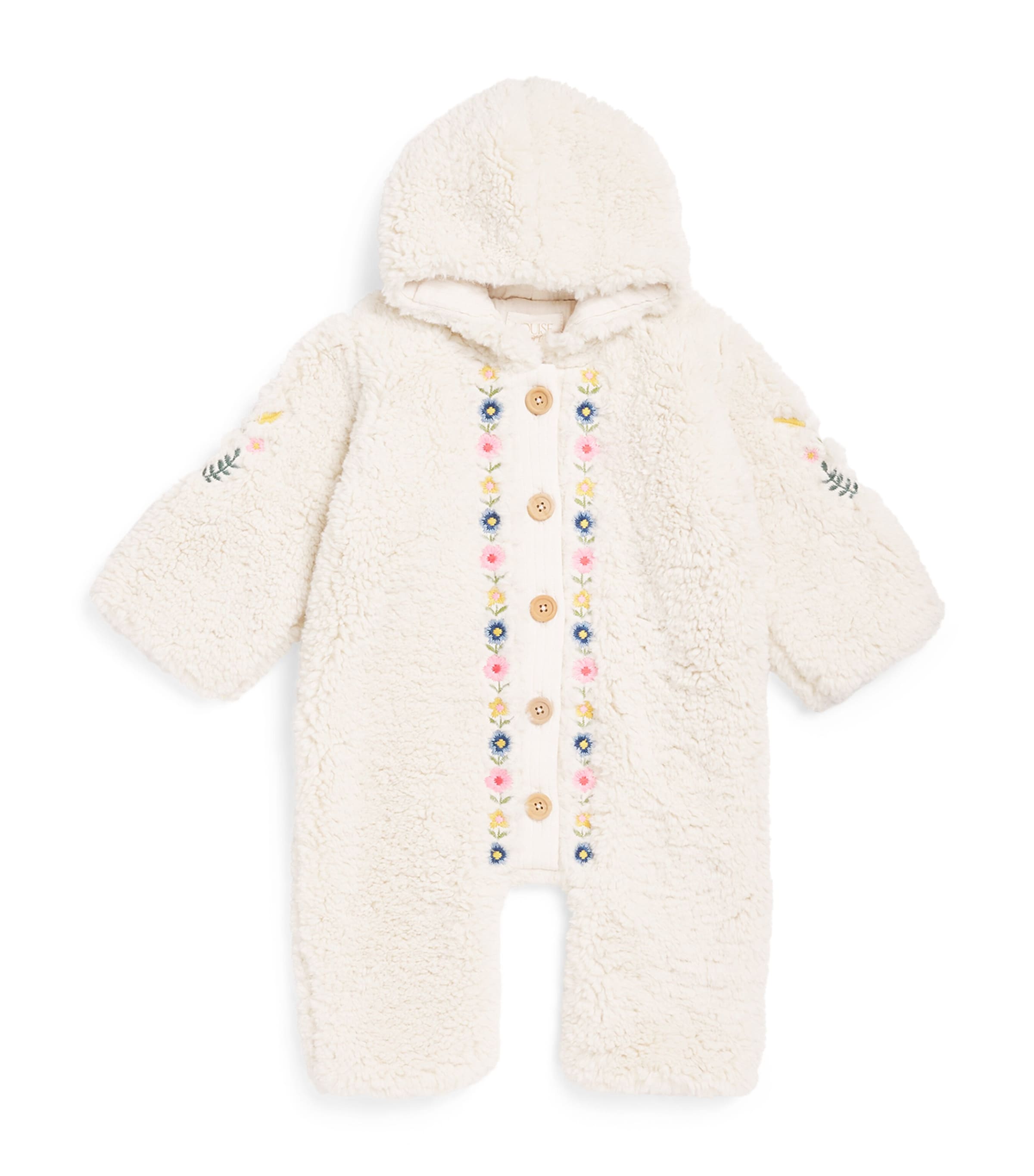 Louise Misha Fleece Naglaya Bodysuit In Neutral