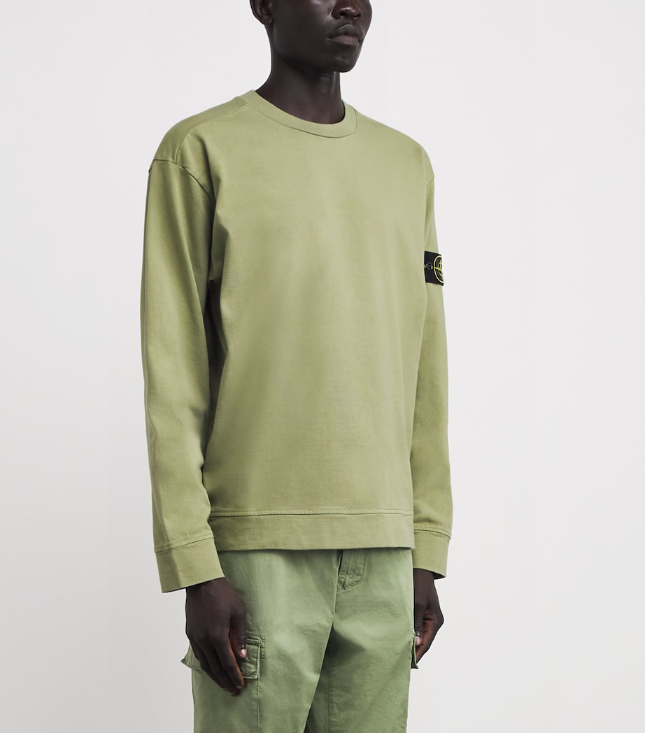 Cotton Compass Logo Sweatshirt V0055 Image 3