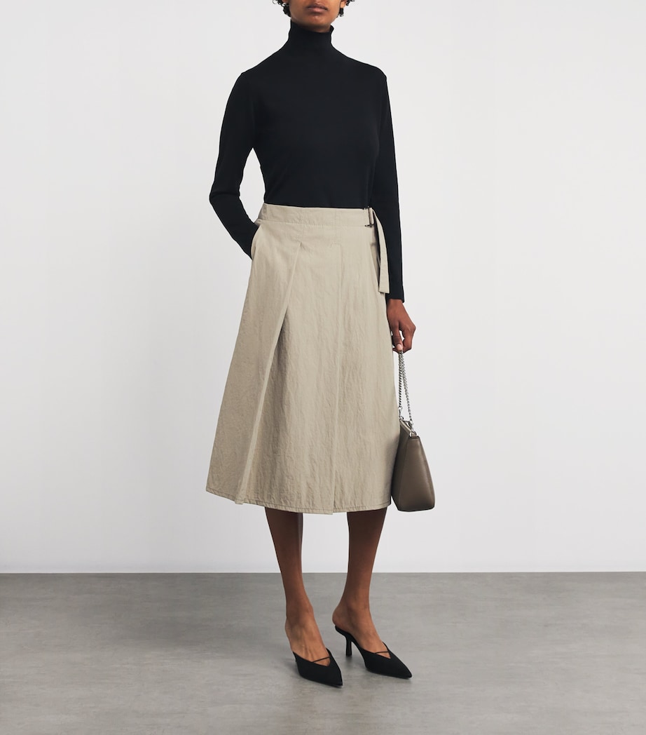 Midi Wrap Skirt SAGE Image 2