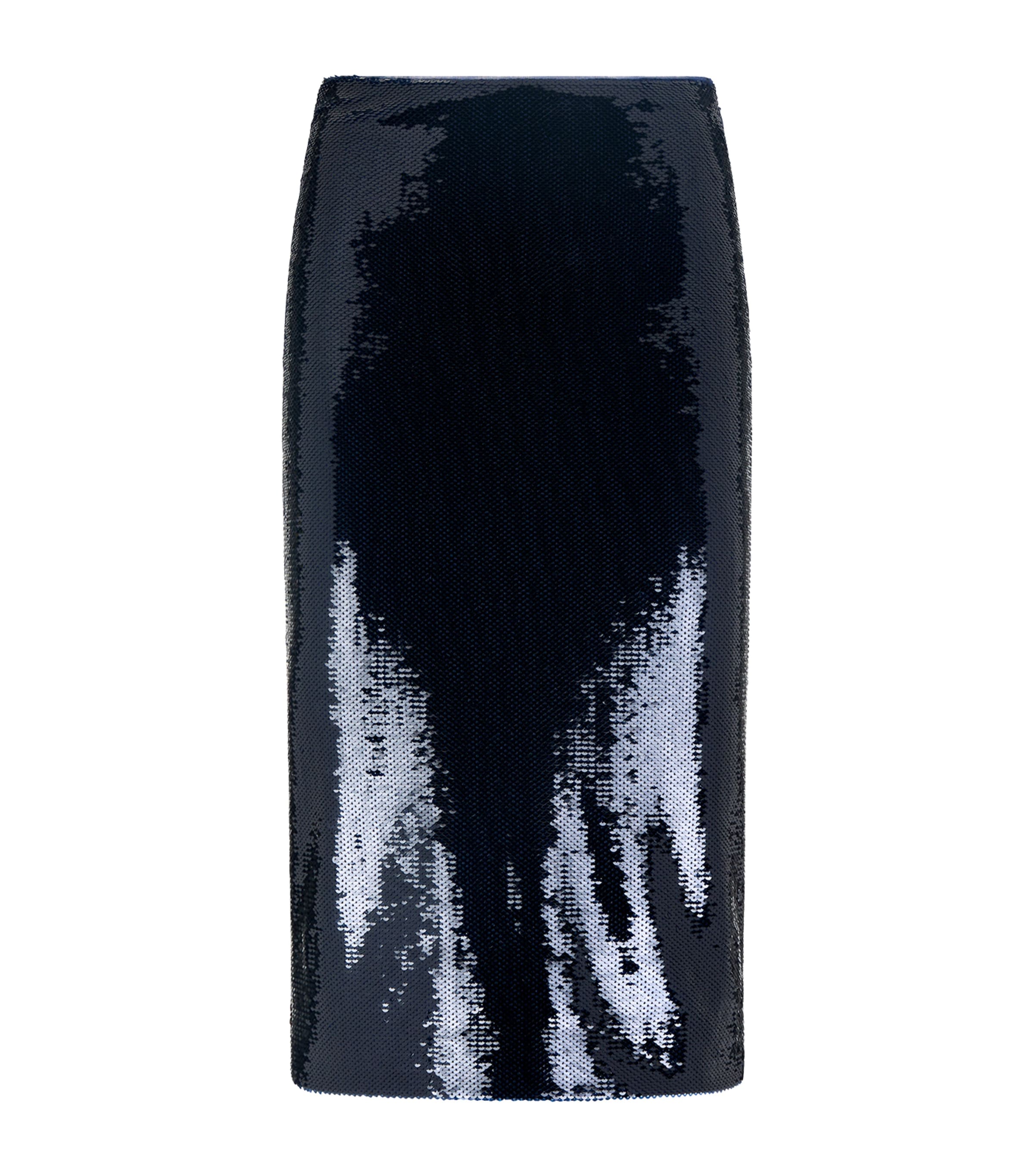 TOM FORD Womens Sequin Pencil Skirt Uec Image 1