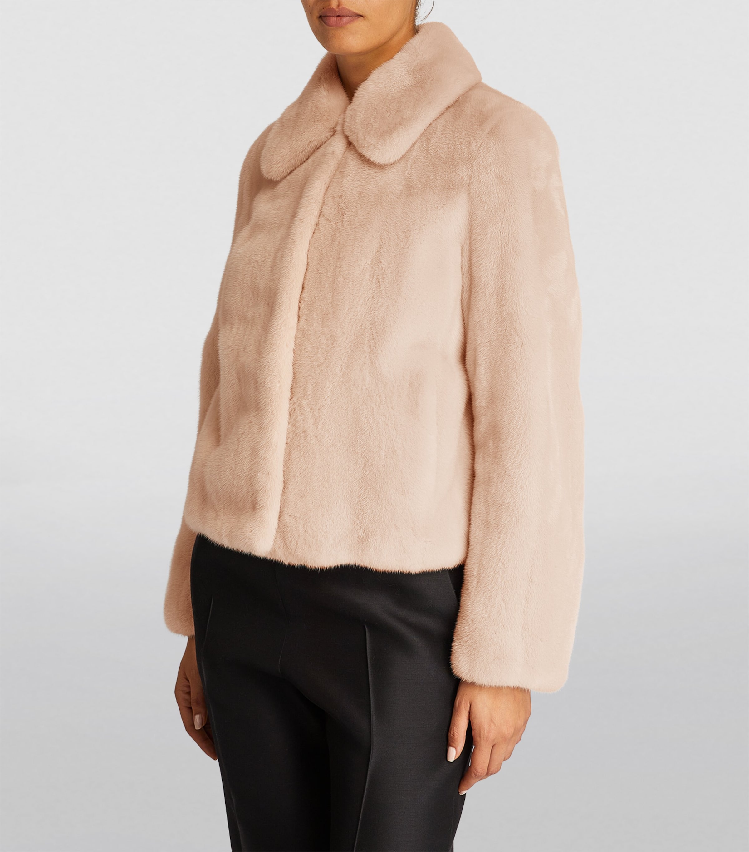 Mink Collared Jacket A5167 Image 3