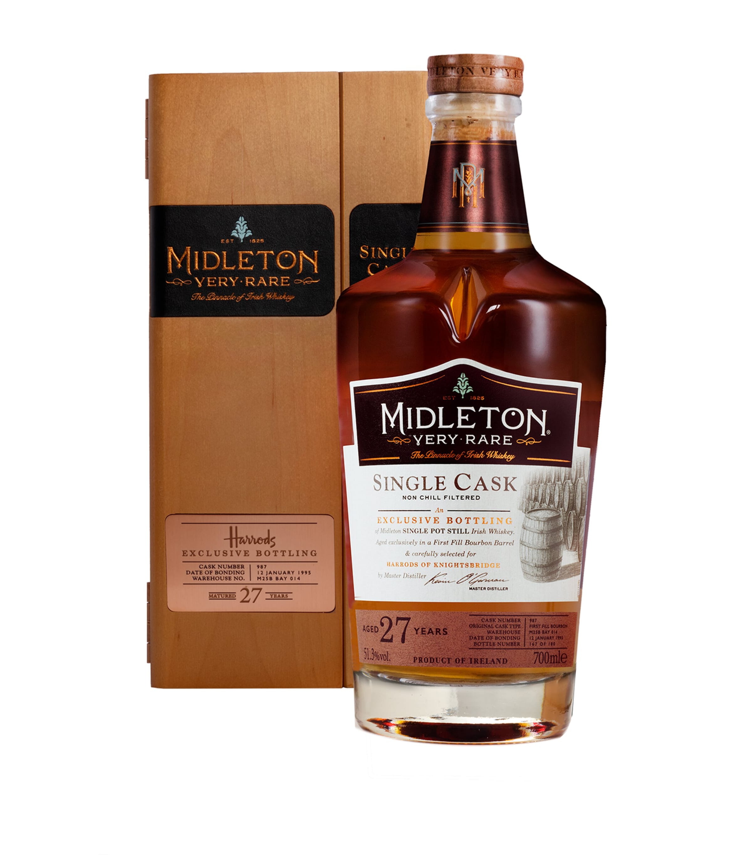 Midleton 27-Year-Old Single Cask Whiskey (70cl) | Wine & Spirits | Spirits | Whiskey