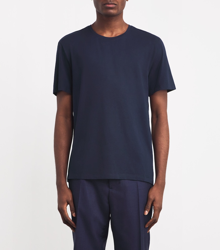 Crew-Neck T-Shirt DEEP ANCHOR NAVY Image 3