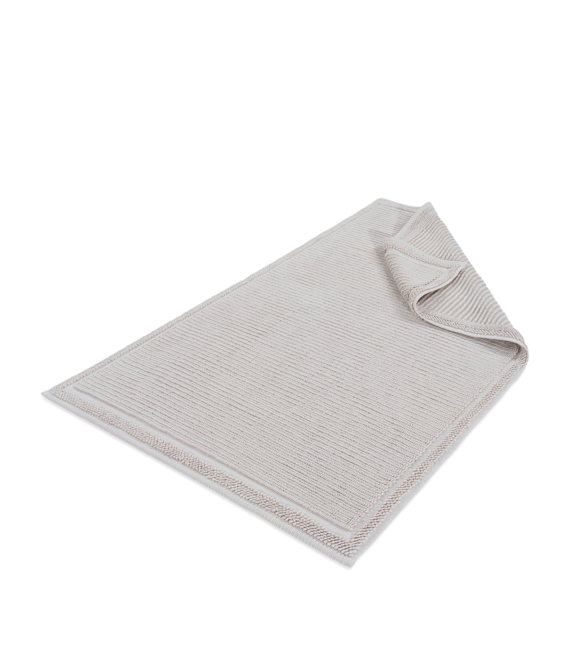 Hamam Organic Cotton Raya Bath Rug In Gray