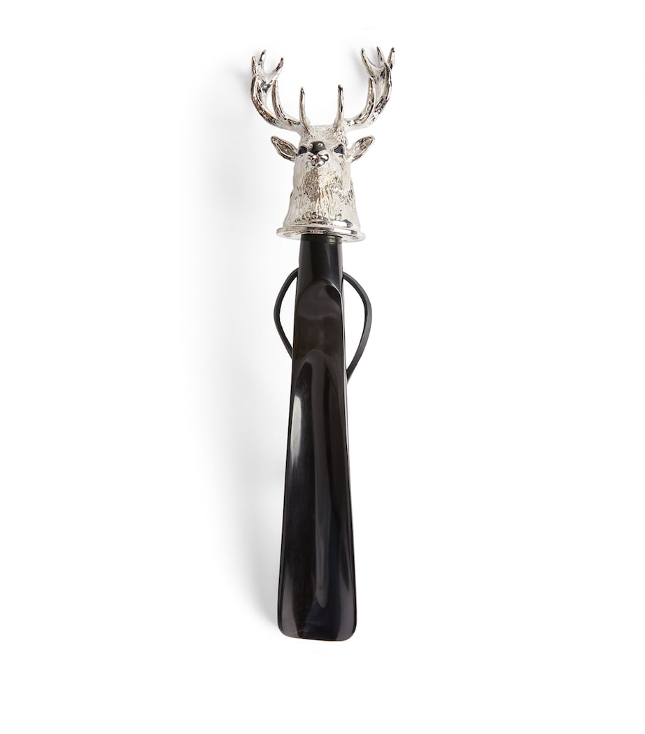 Stag Head Shoe Horn BLACK Image 1