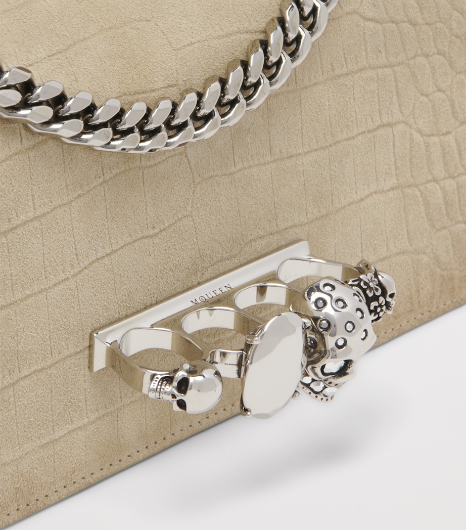 McQueen Leather Jewelled Top-Handle Bag Image 6