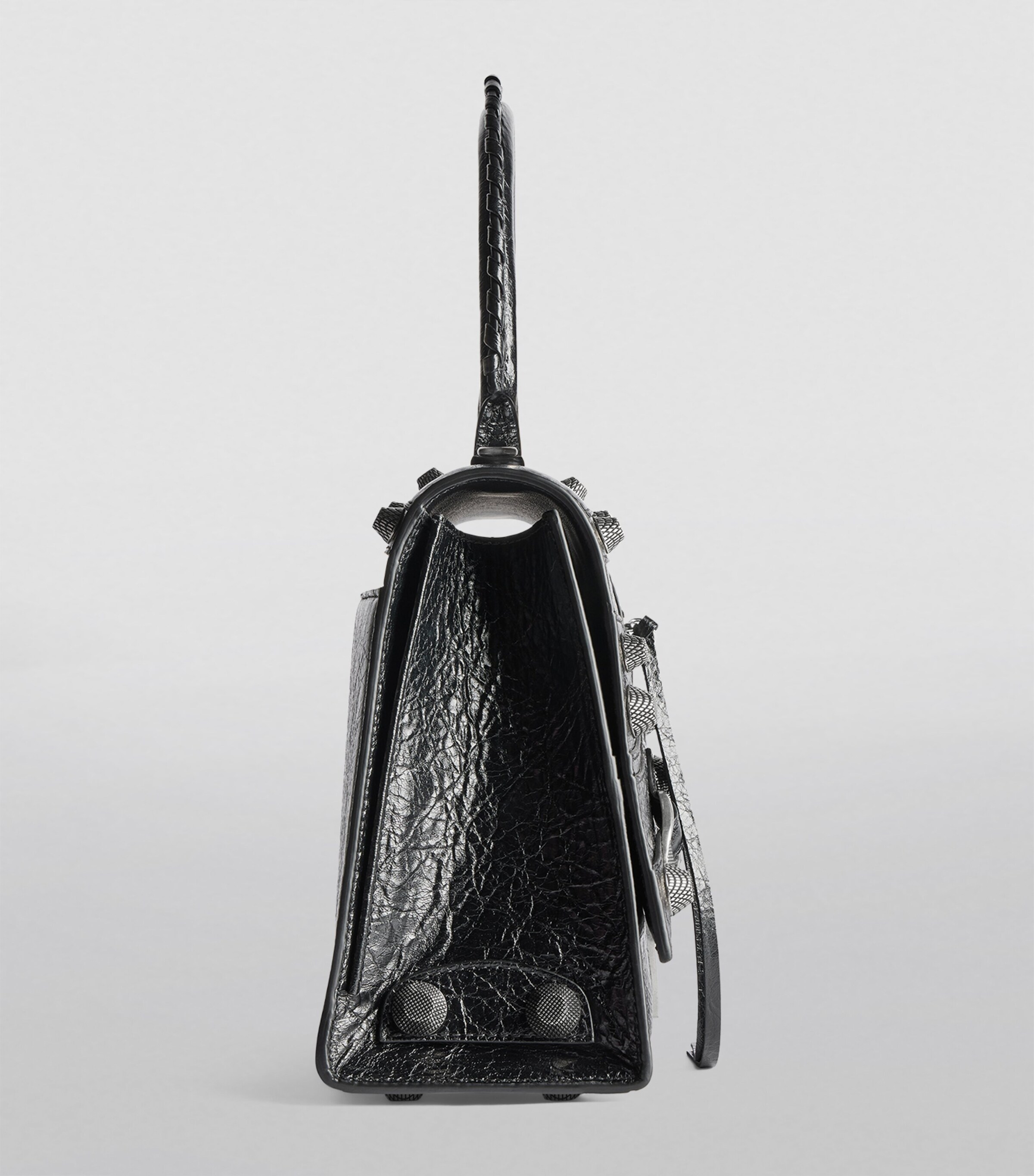 Balenciaga Black Leather Hourglass x Le Cagole Top-Handle Balenciaga Black Leather Hourglass x Le Cagole Top-Handle