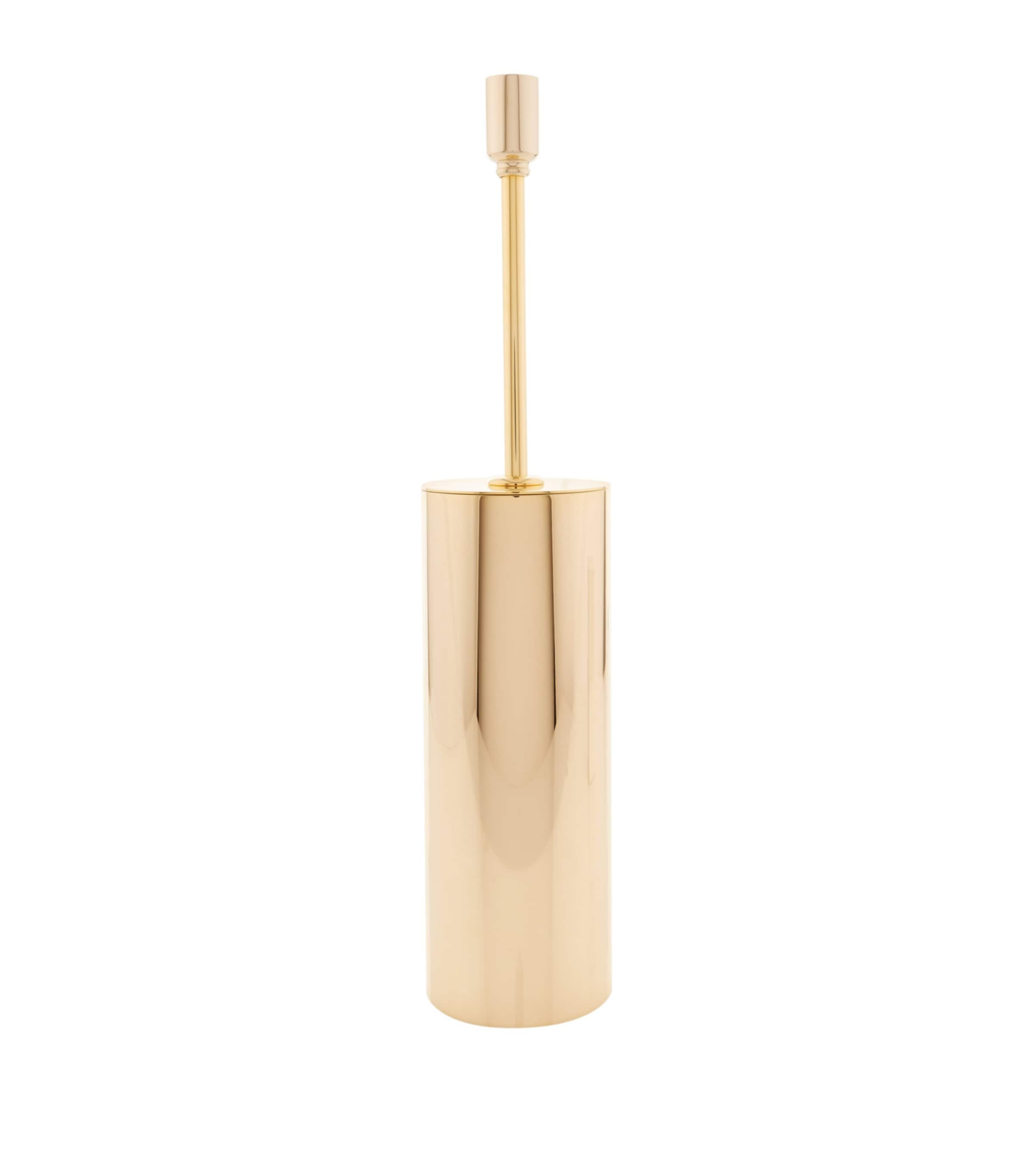 Zodiac Mini Cylinder Toilet Brush Holder In Gold