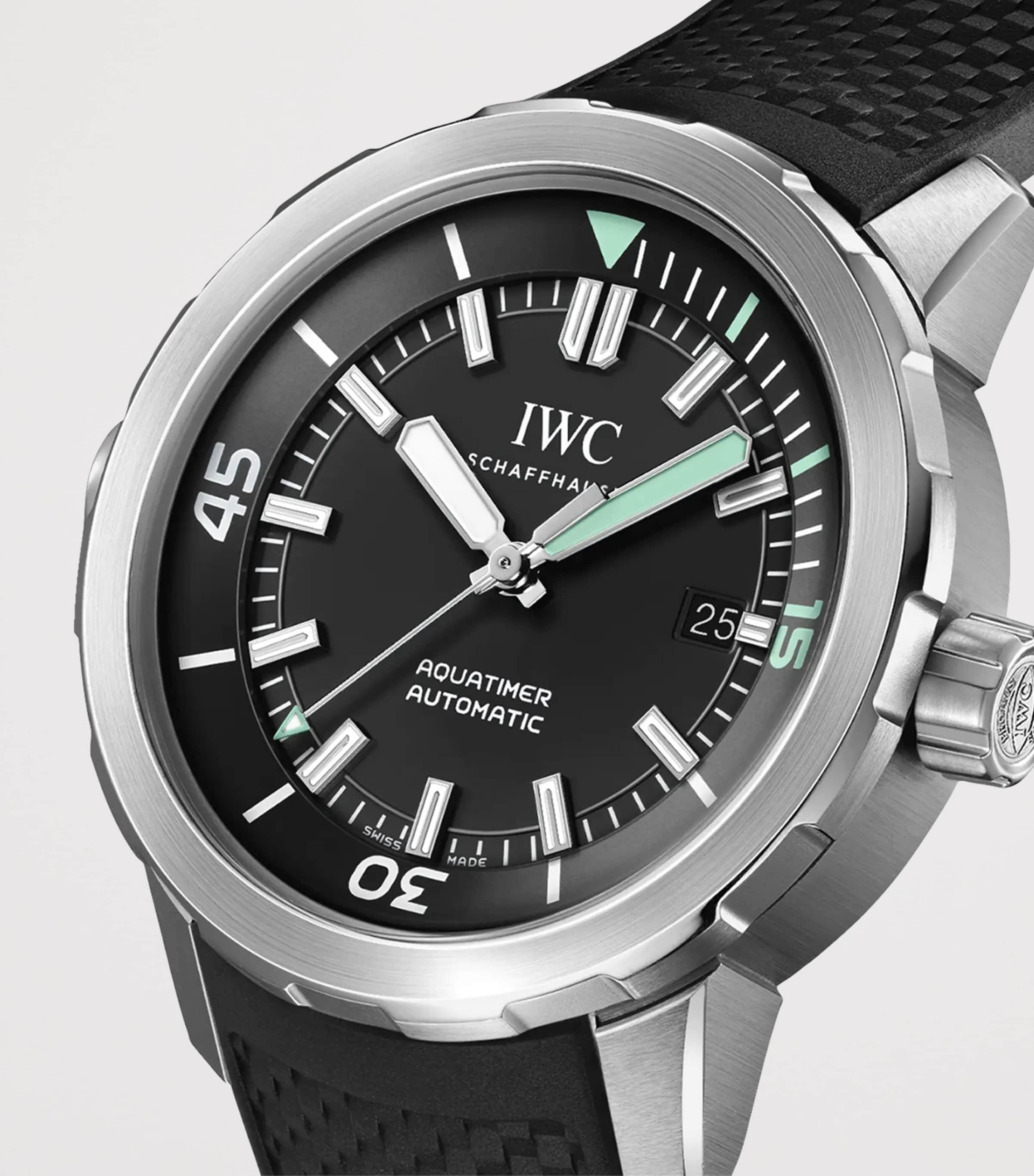 Stainless Steel Aquatimer Automatic Watch 42mm BLACK Image 3