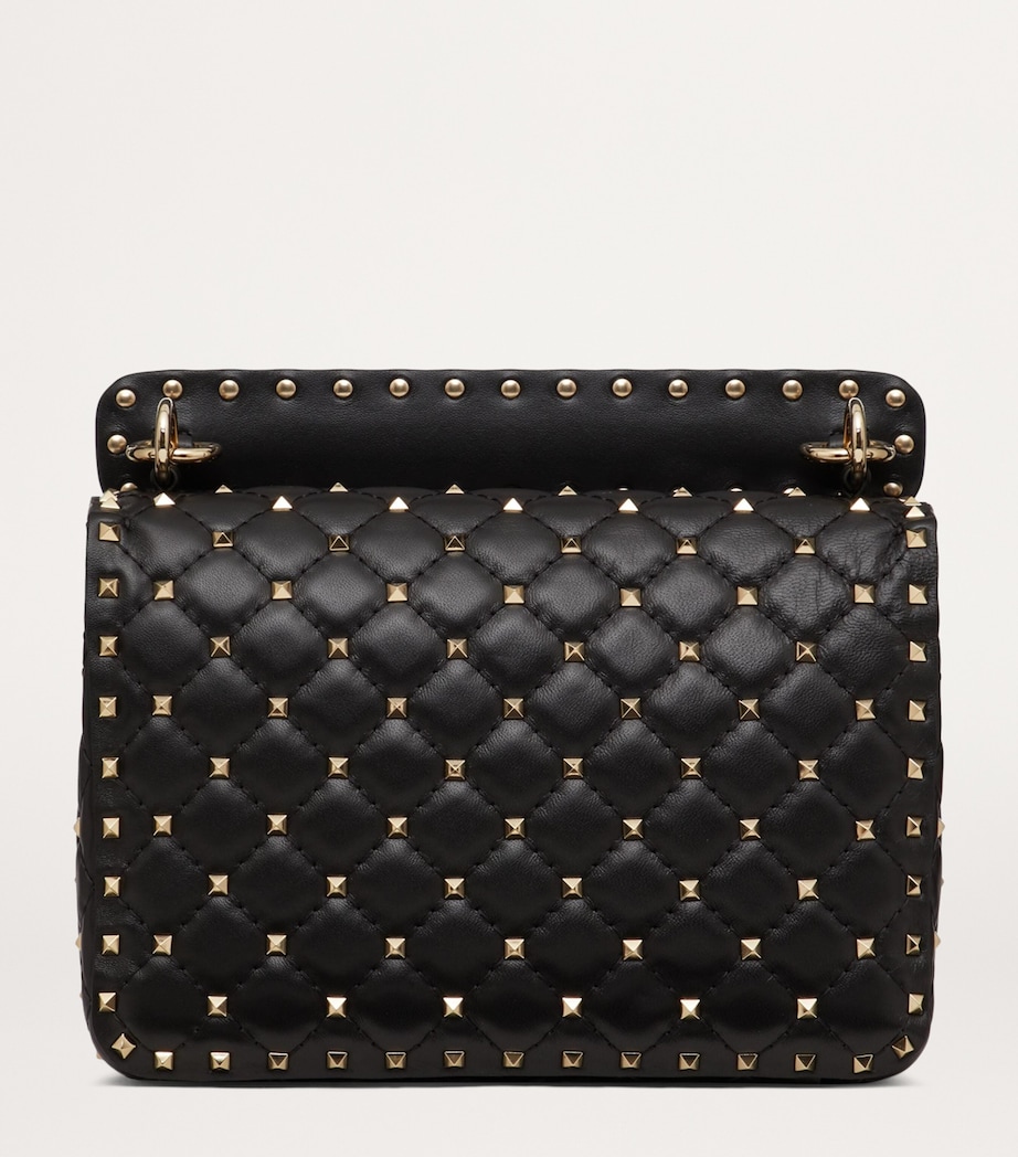Medium Rockstud Spike Top-Handle Bag 0NO Image 4