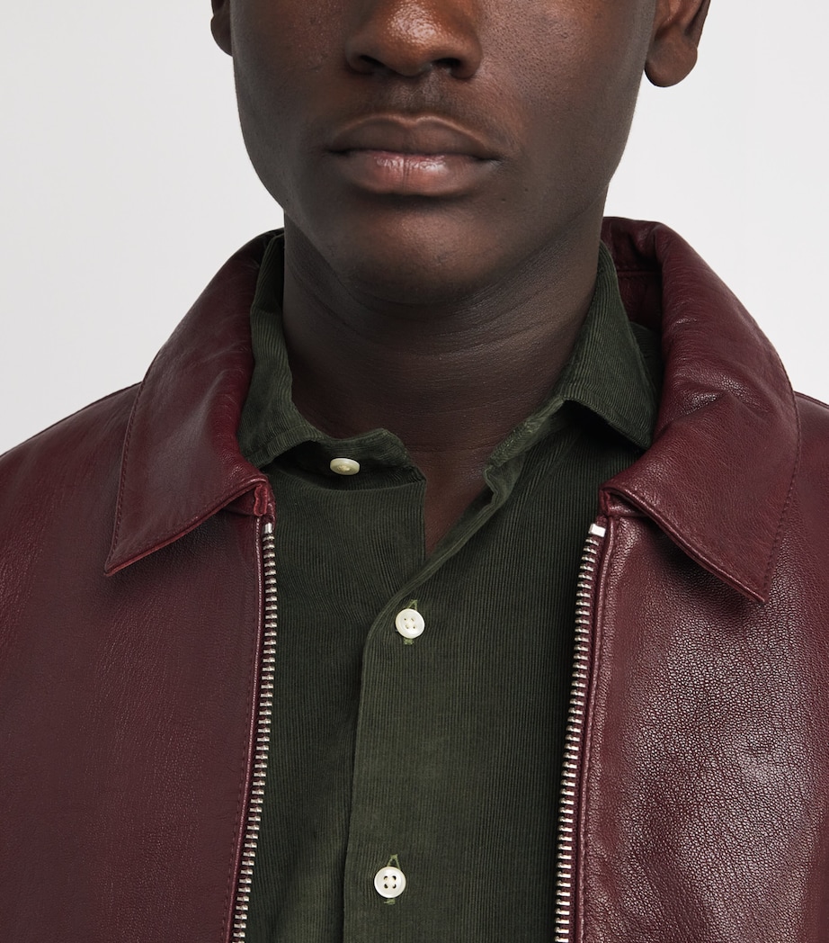 Cotton Corduroy Custom Fit Shirt GREEN Image 6