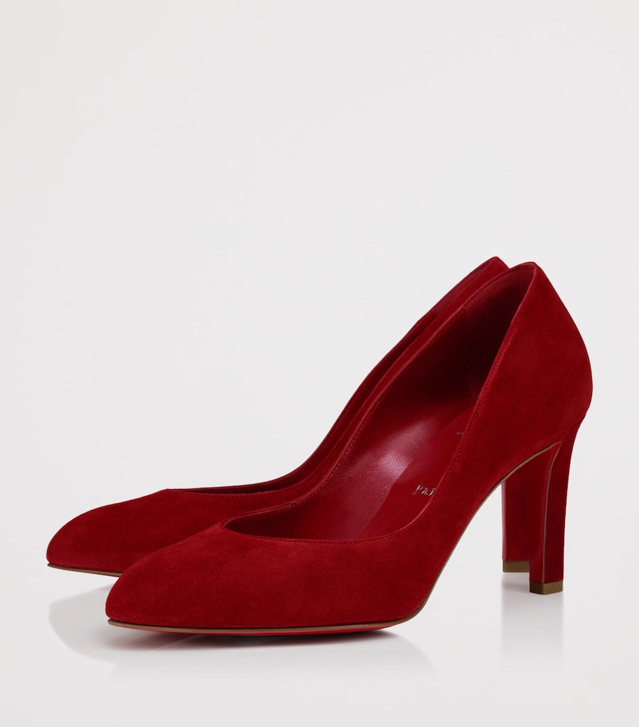 Christian Louboutin Fannylove 85 Suede Pumps Image 2