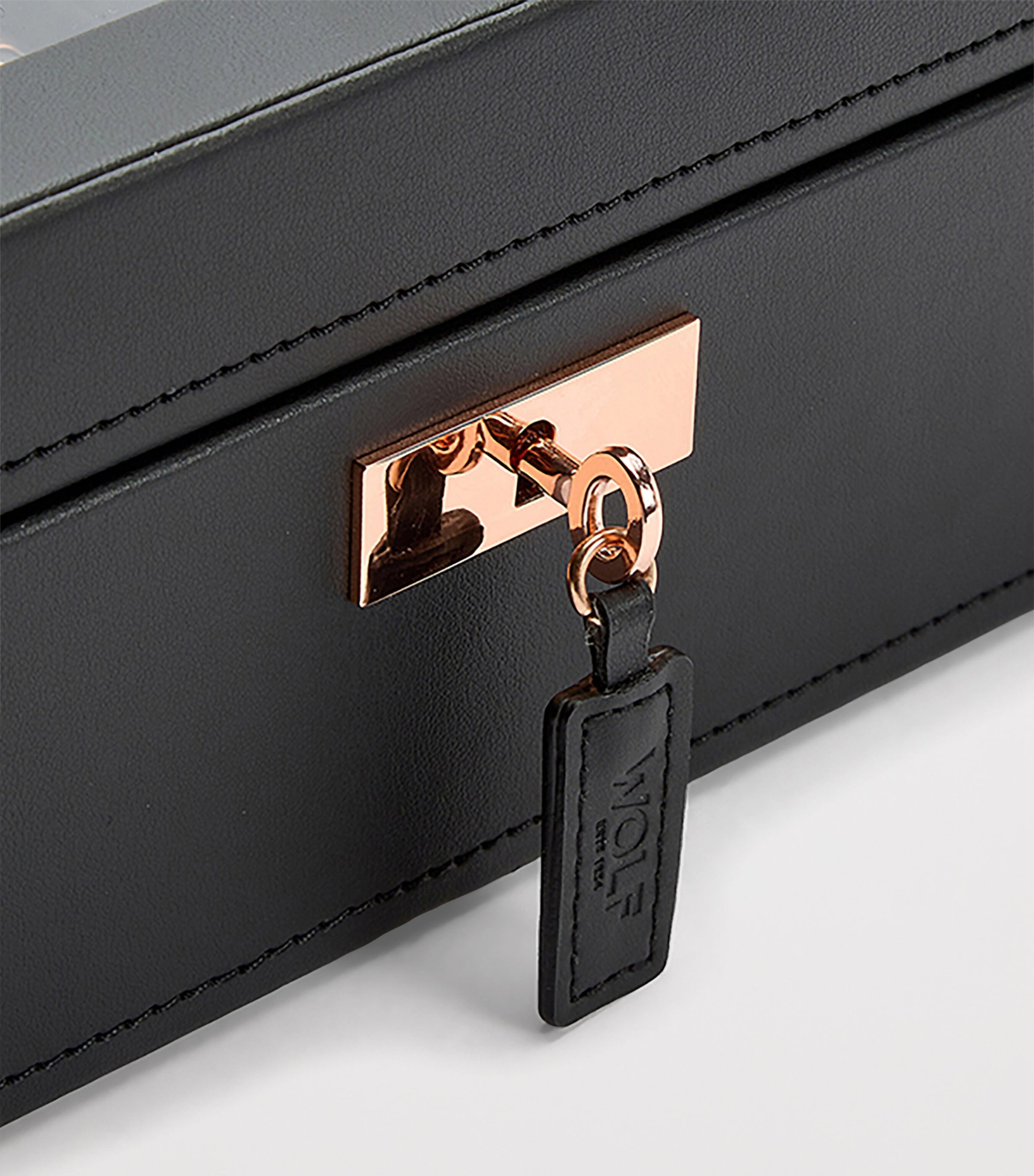 Vegan Leather Axis 8-Piece Watch Box COPPER Image 7