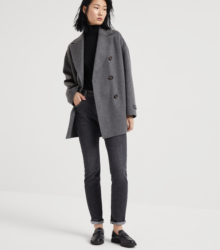 Cashmere-Silk-Blend Rollneck Sweater C101 Image 4