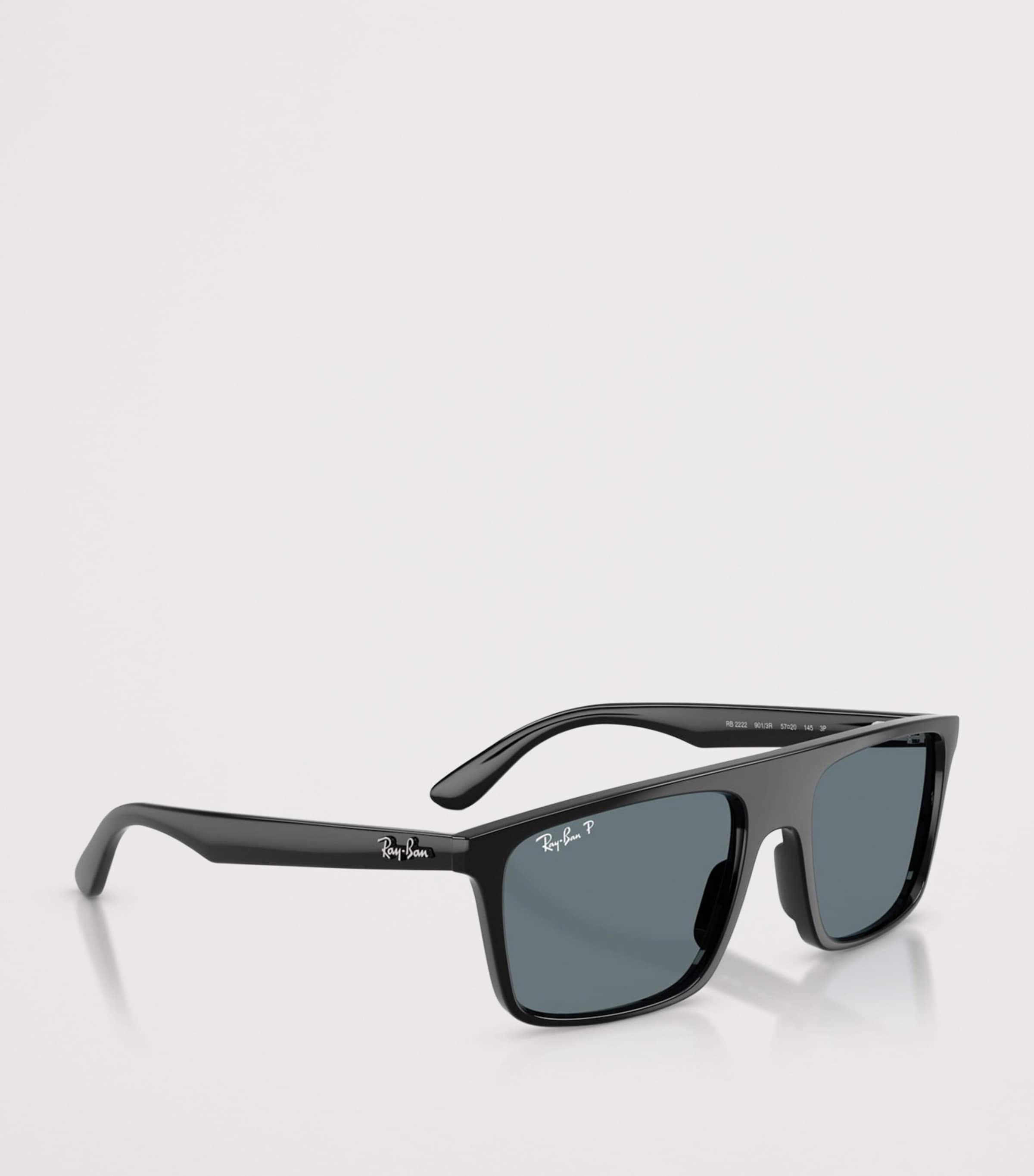 Ray-Ban RB2222 Square Sunglasses Black Image 6