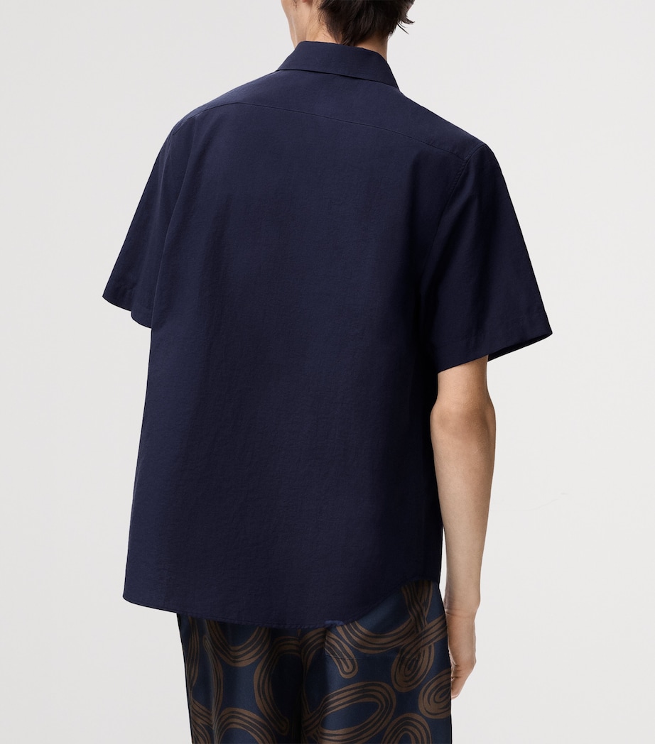 LOEWE Mens x Paula’s Ibiza Anagram Shirt Navy Blue Image 4