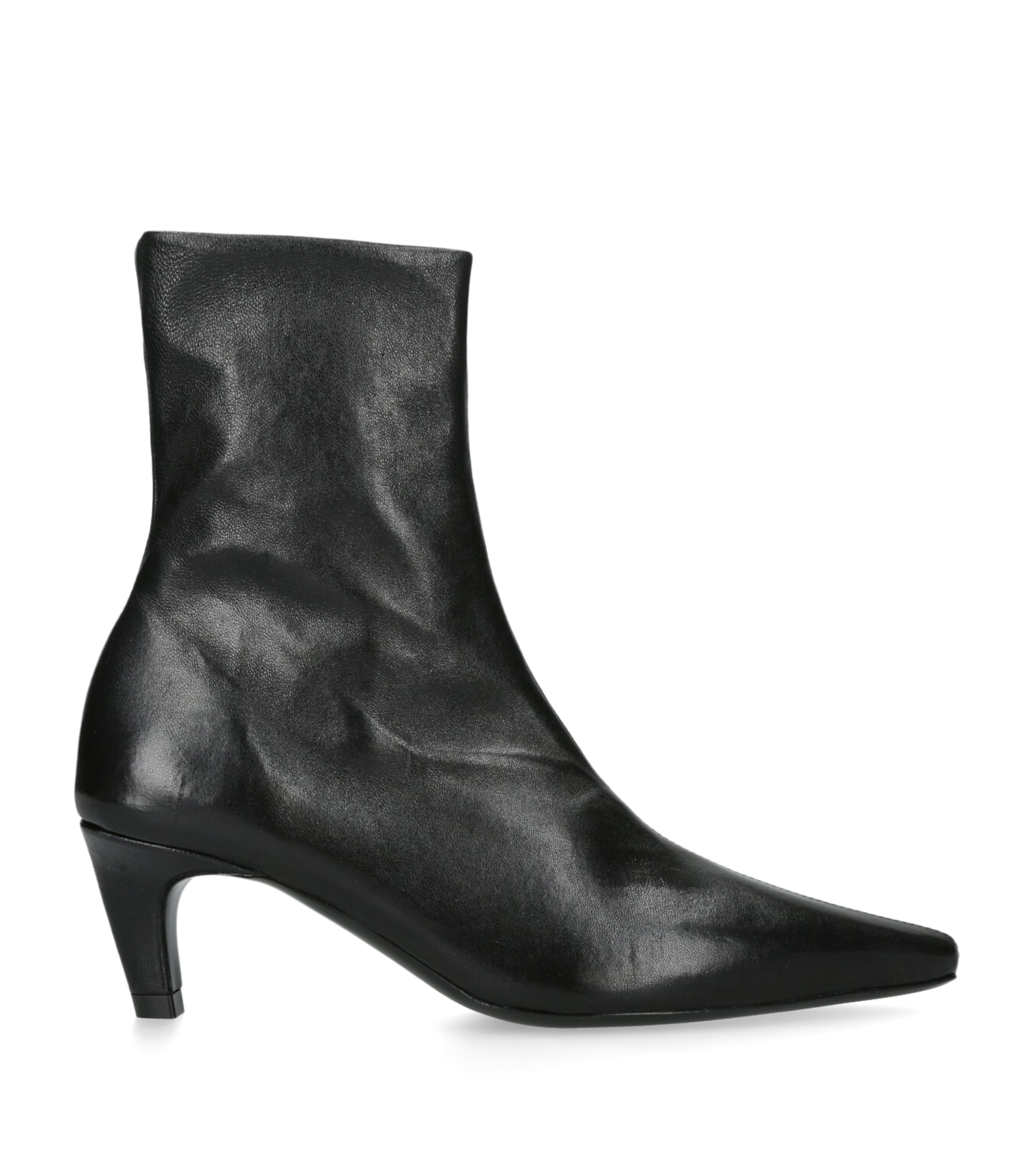 Jude Leather Cave Ankle Boots 55 Black Image 1