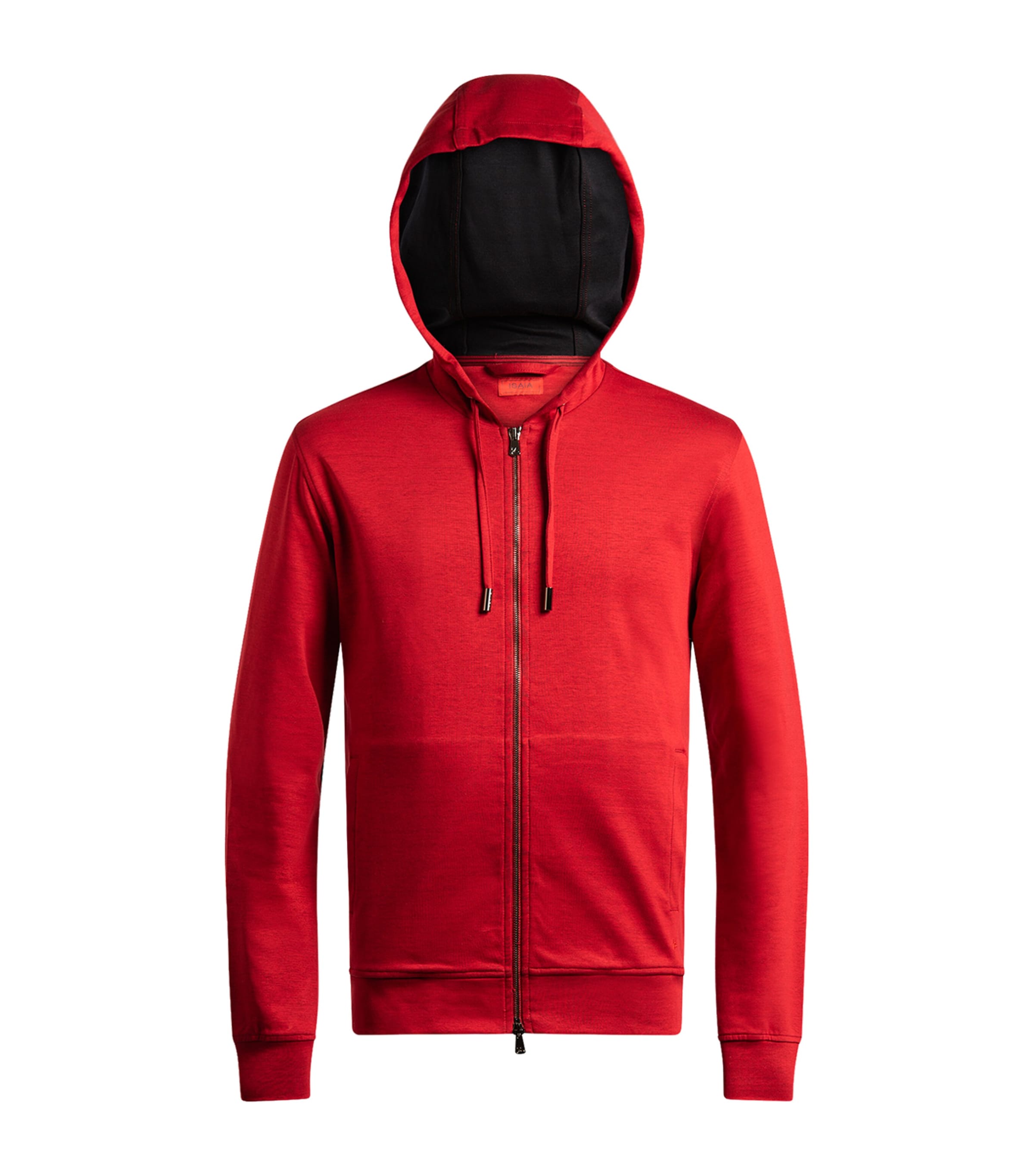 Shop Isaia Zip-up Jacket In Red