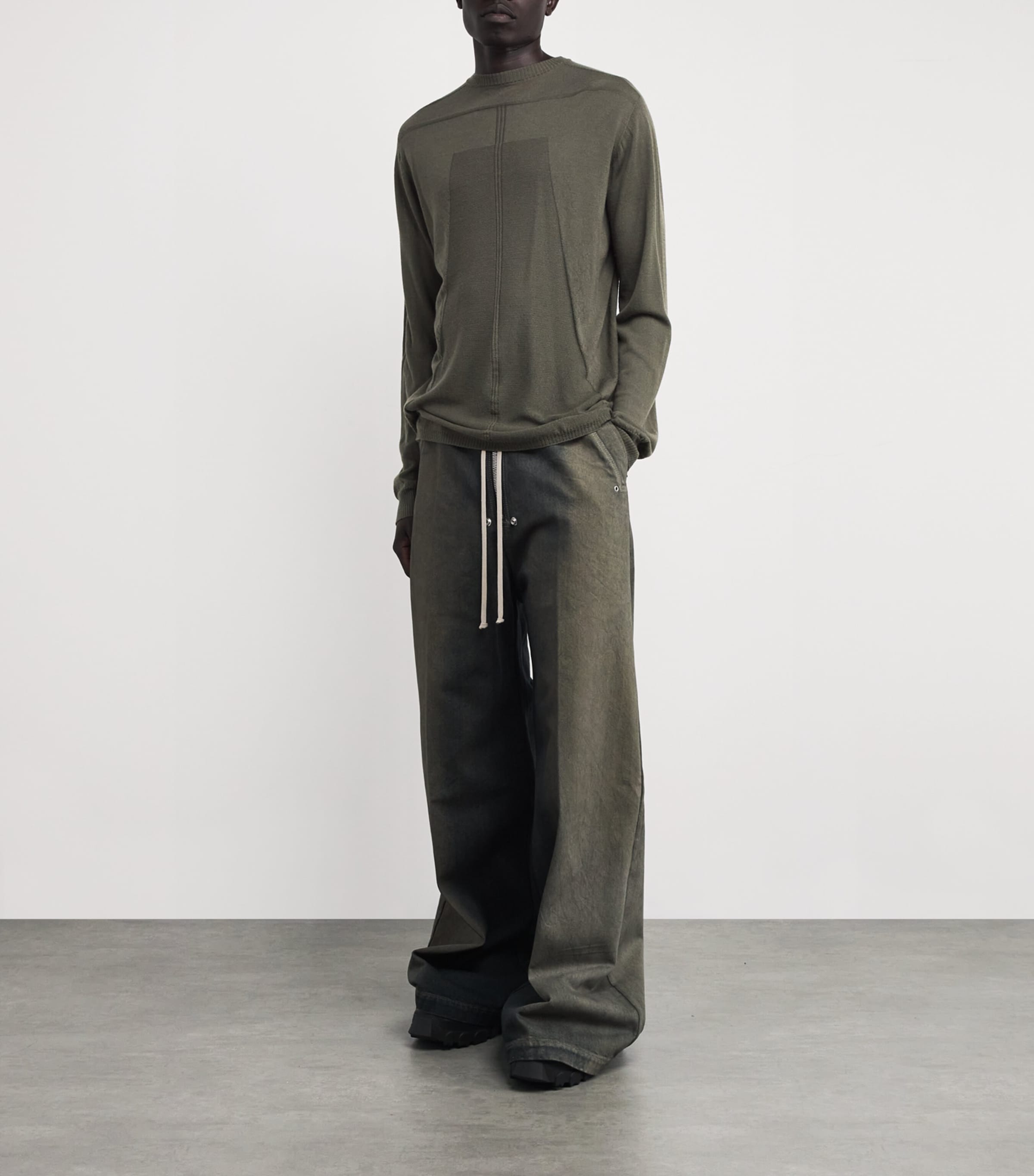 Virgin Wool Oversized Level Sweater BOSCO Image 2