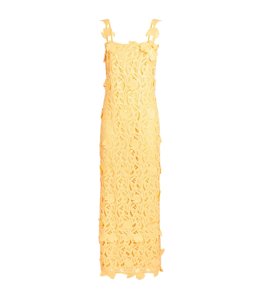 Simkhai Womens Embroidered Sequin Marenna Maxi Dress Mango Image 1