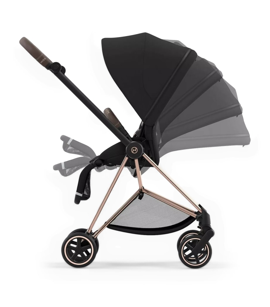 Cybex MIOS Pushchair Seat Pack - Platinum Style Collection Sepia Black Image 4
