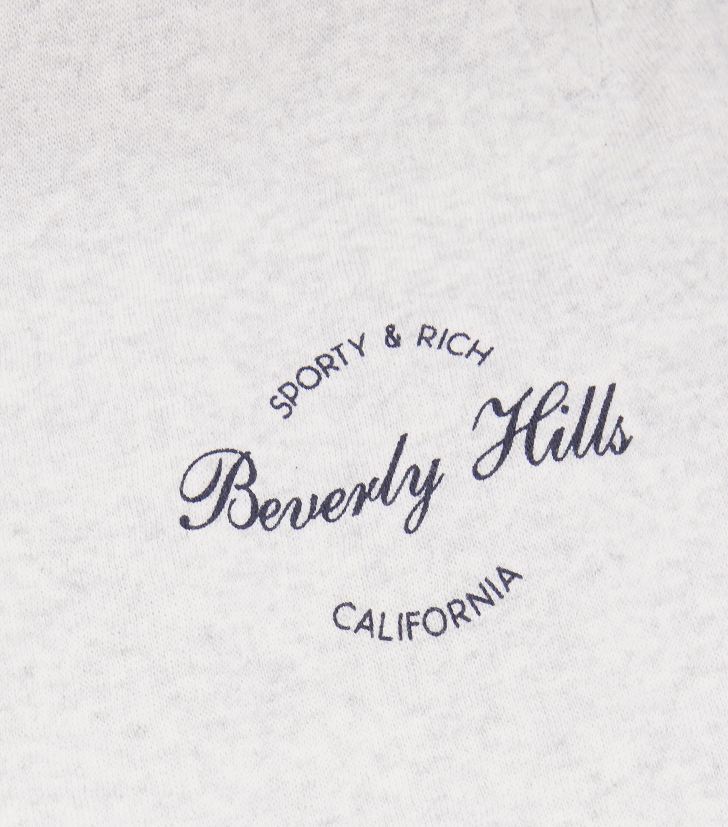 Sporty & Rich Womens Beverly Hills Script Sweatpants Heather Gray Image 5