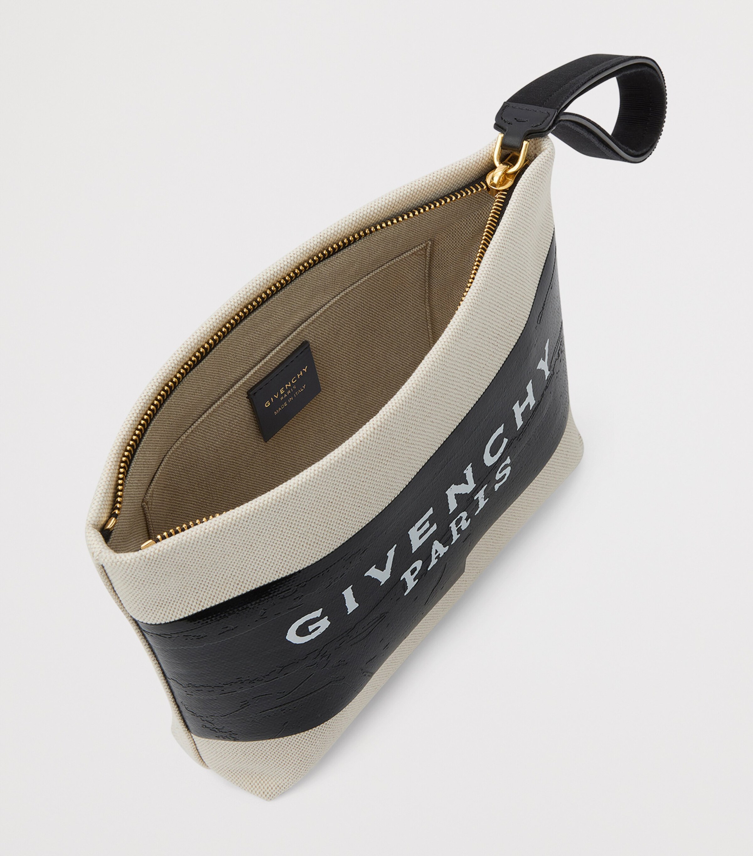 Logo Pouch BEIGE/BLACK Image 3