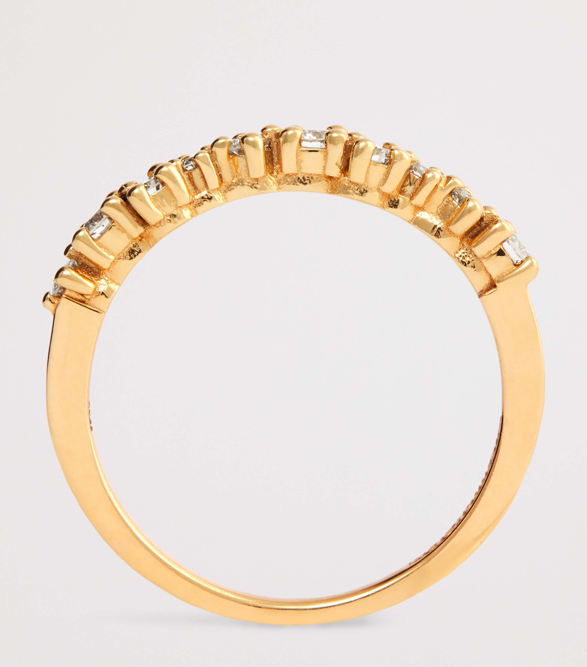 Yellow Gold and Diamond Classic Ring (Size 6.5) 18K YG/WD Image 3