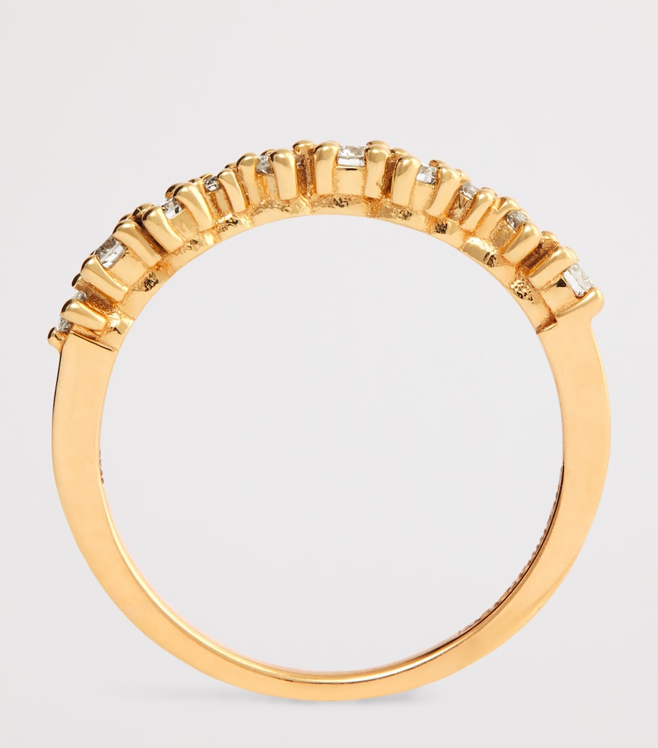 Yellow Gold and Diamond Classic Ring (Size 6.5) 18K YG/WD Image 3