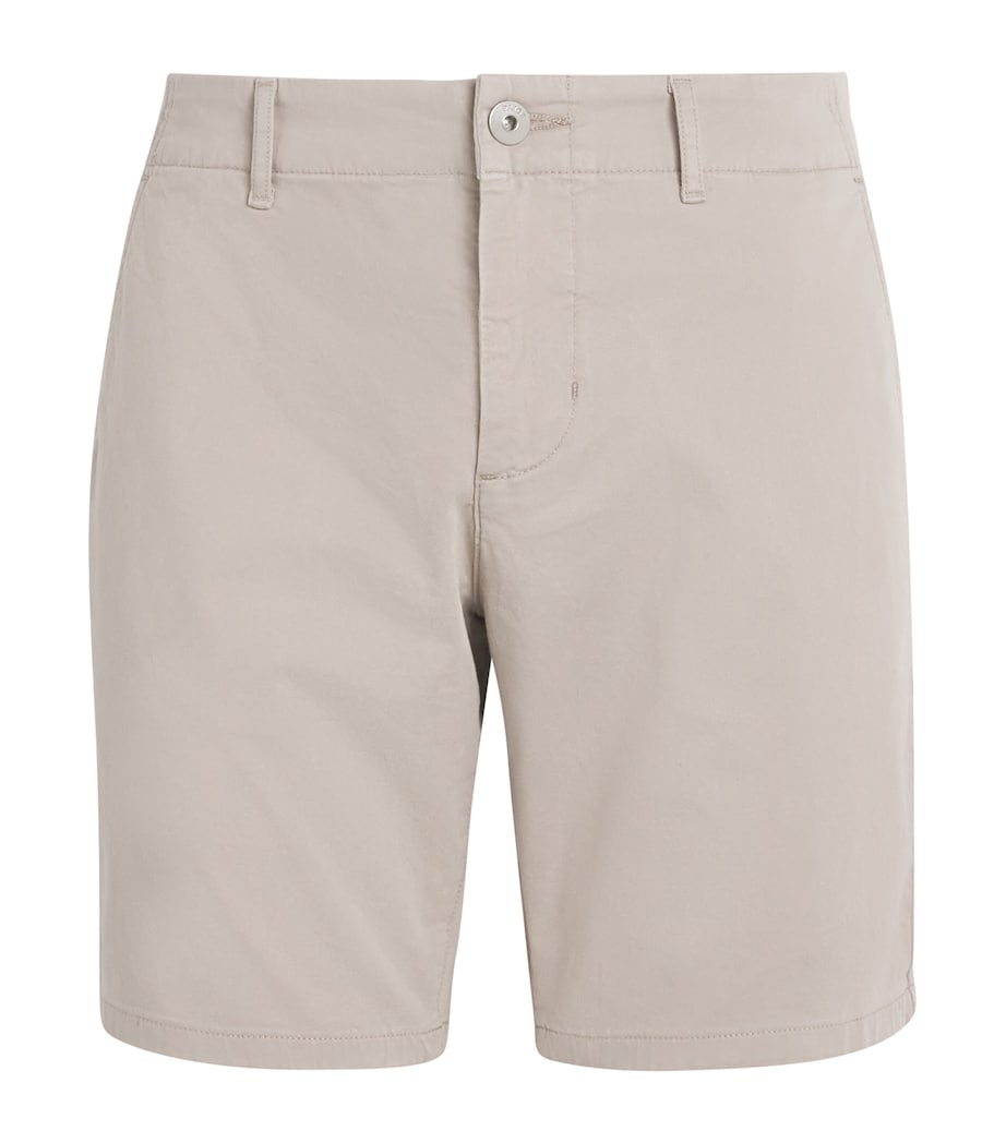 PAIGE Mens Phillips Chino Shorts Fresh Oyster Image 1