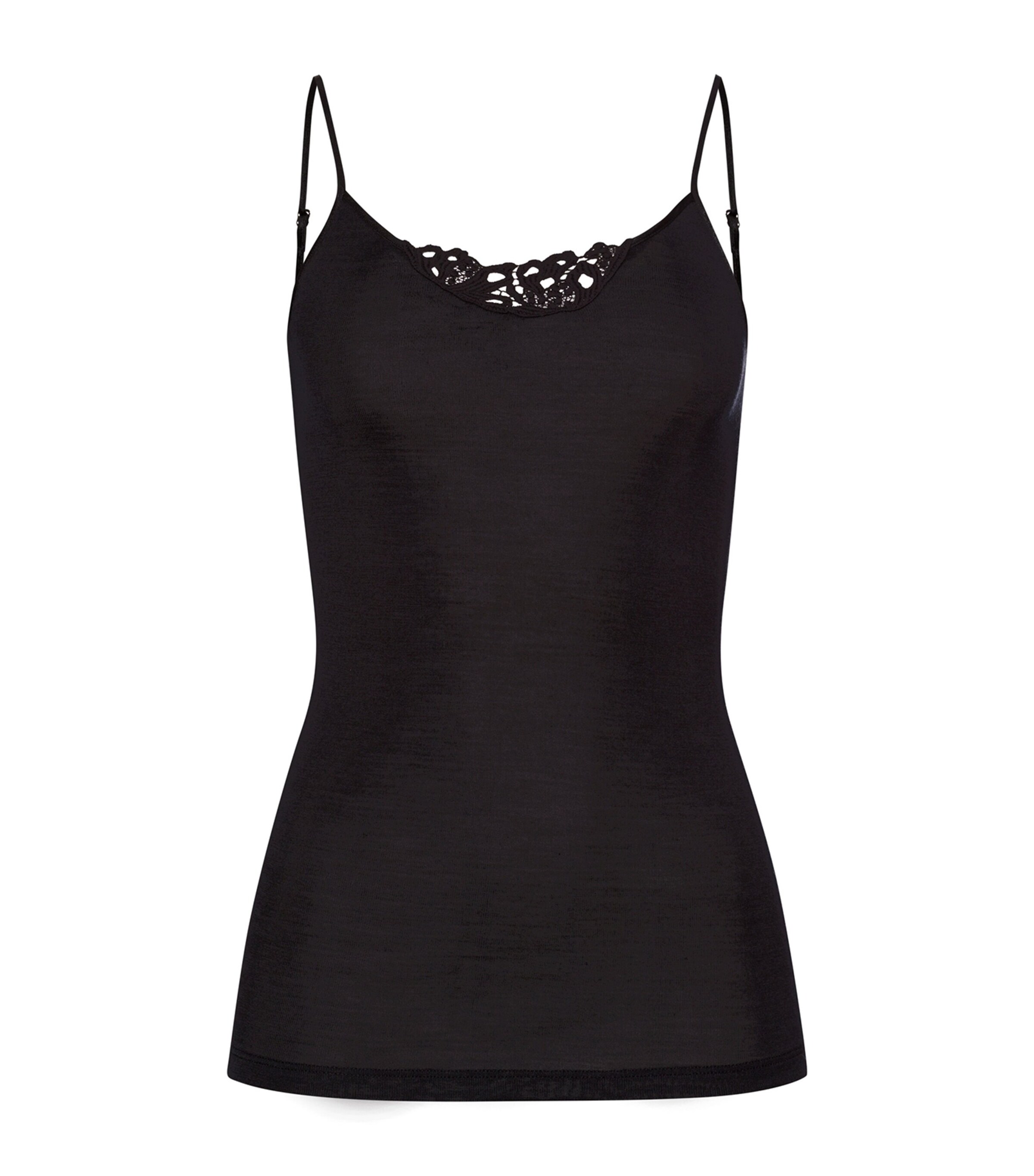 Hanro Merino Wool-Silk Spaghetti Top | Women Clothing | Tops | Camis & Tanks | Designers | Hanro