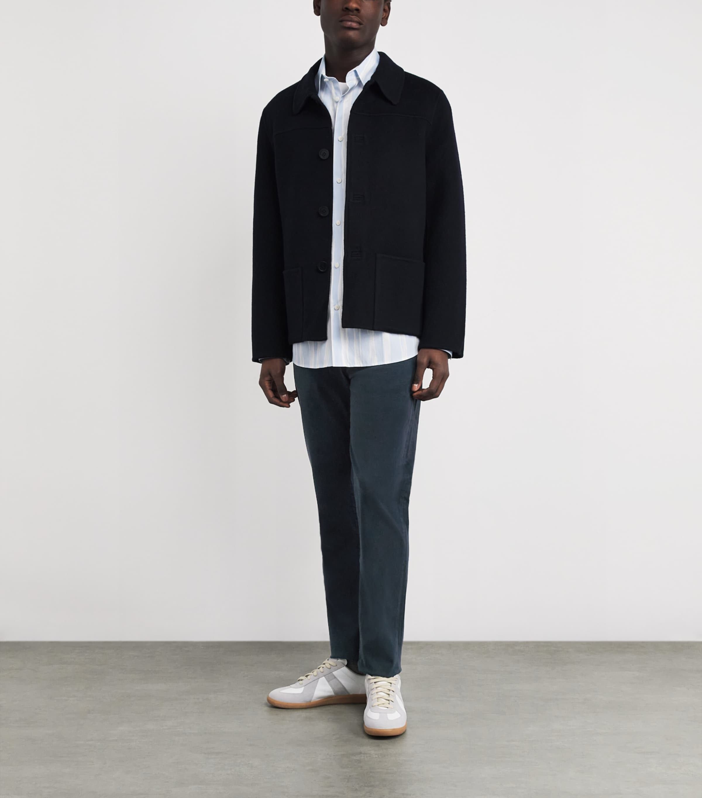 FRAME Mens L'Homme Slim Jeans Navy Image 2