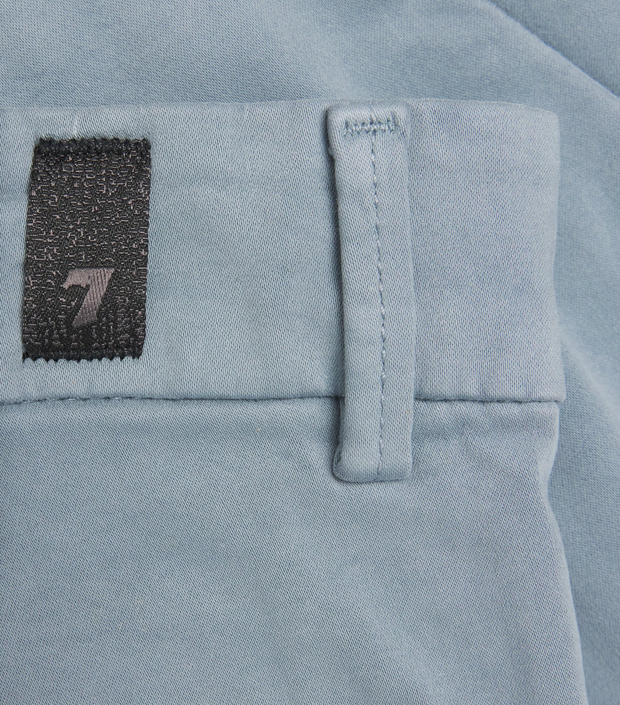7 For All Mankind Mens Luxe Performance Regular Slimmy Straight Chinos Blue Image 6